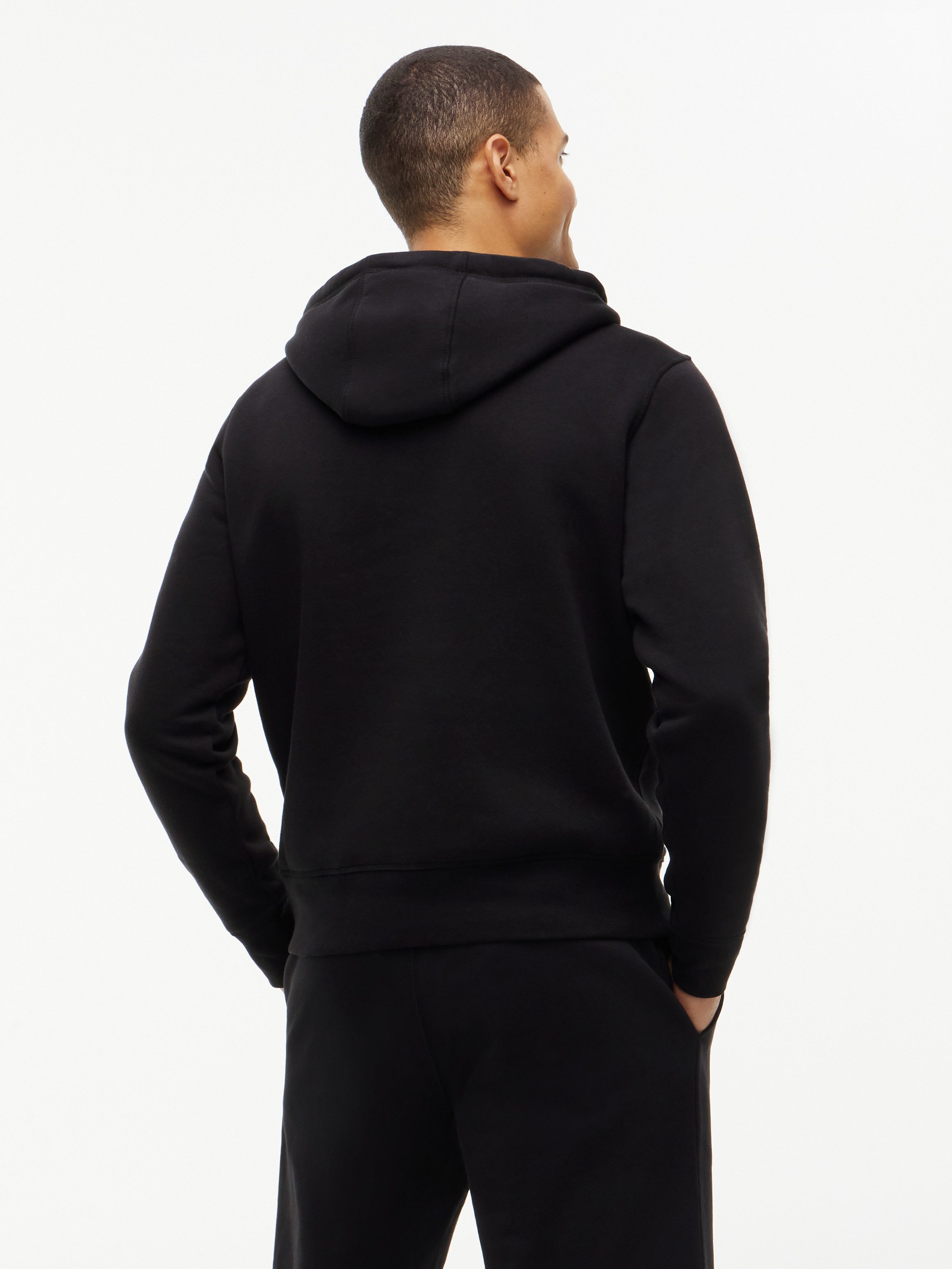 Tommy Hilfiger Kapuzensweatshirt TOMMY LOGO HOODY Baumwoll-Mix