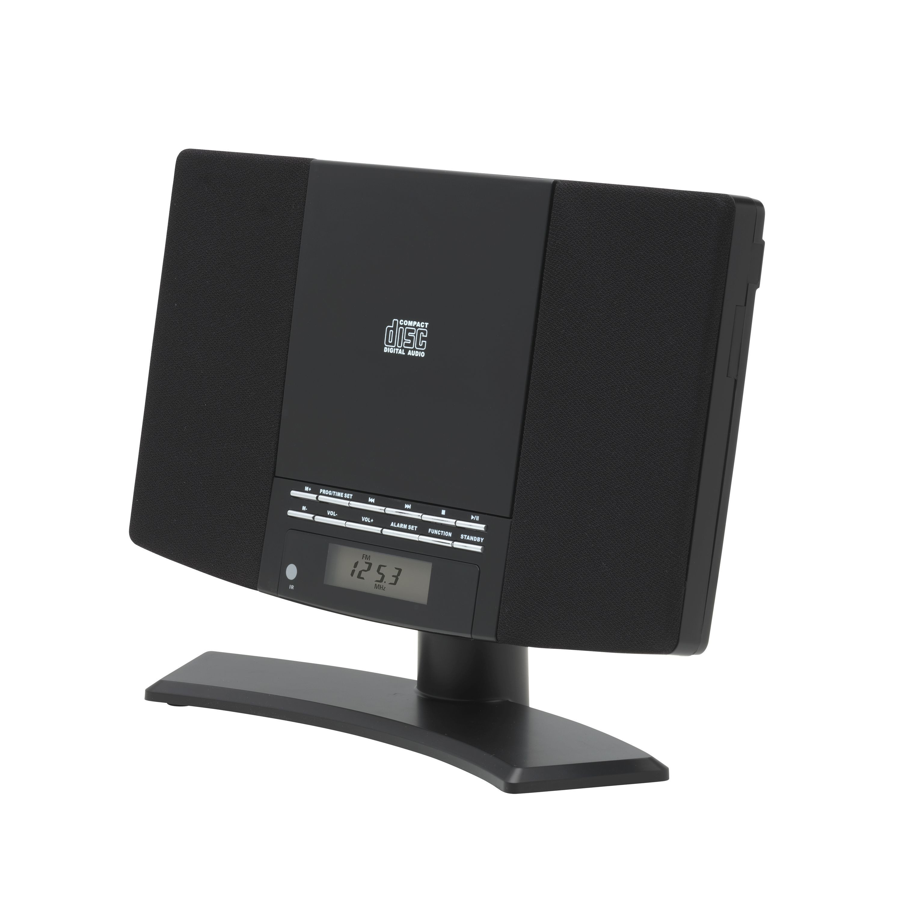 Denver MC-5220 BLACK Kompaktanlage (Design Stereoanlage mit CD-Player, Radio, AUX) – Bild 2 von 5