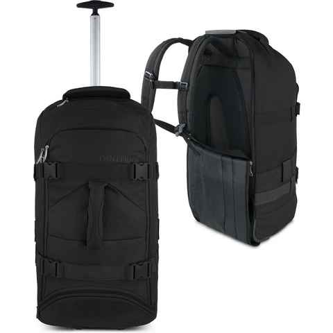 normani Reisetasche Reisetasche mit Rucksackfunktion 60 Liter Melano, Rucksack und Trolley in Einem