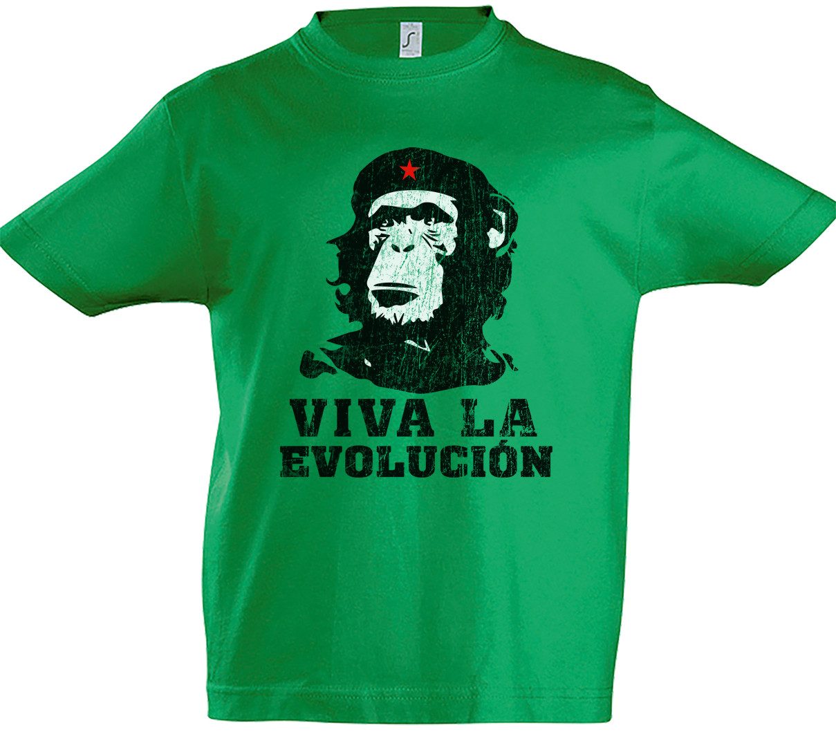 Urban Backwoods Print-Shirt Che Ape Men Kinder T-Shirt Guevara Sozialismus Communism Kommunismus (1-tlg) Kuba Cuba Revolution Castro