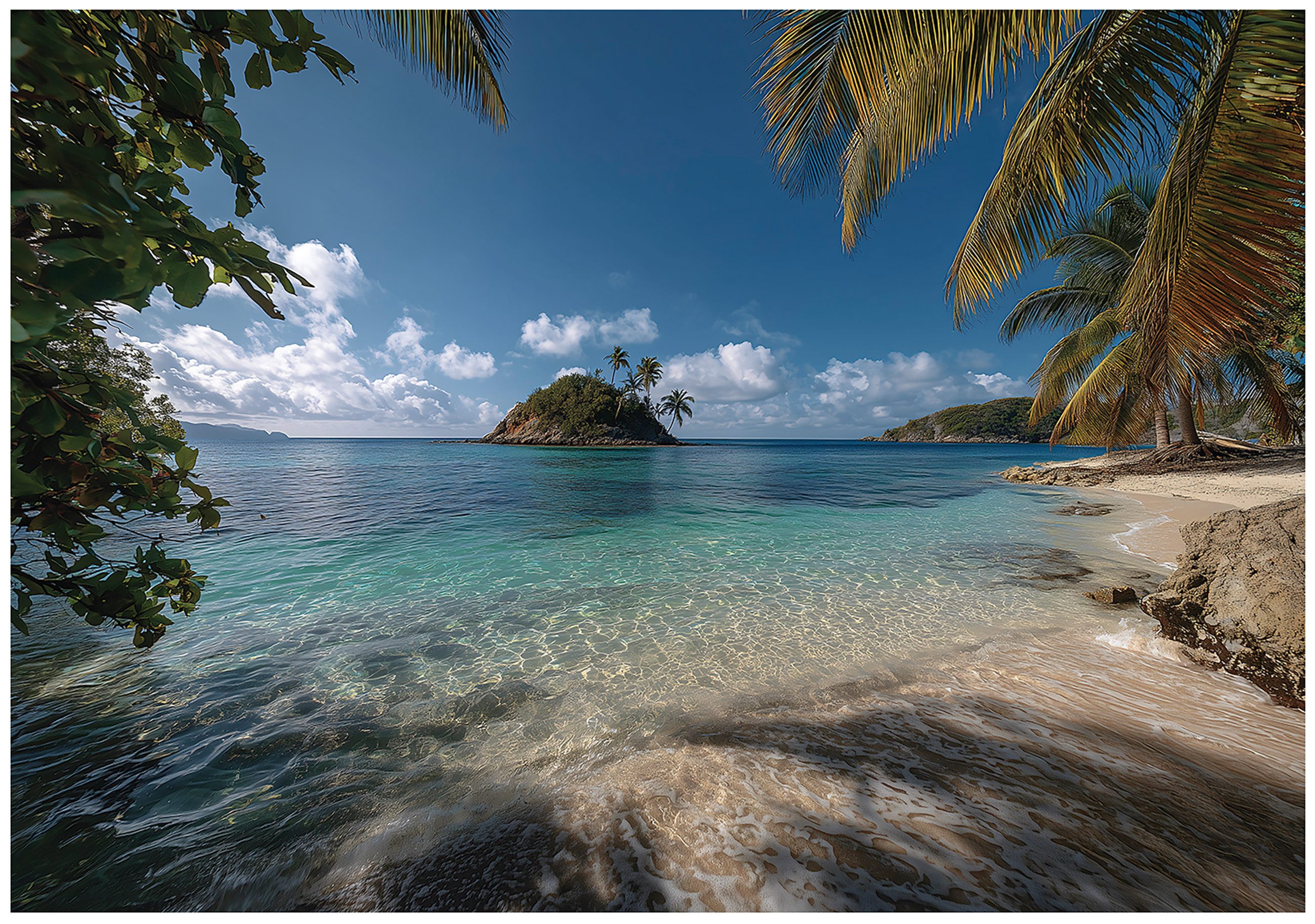 Fototapete Strand Palmen Natur Vlies Tapete Wohnzimmer Schlafzimmer Wandtapete