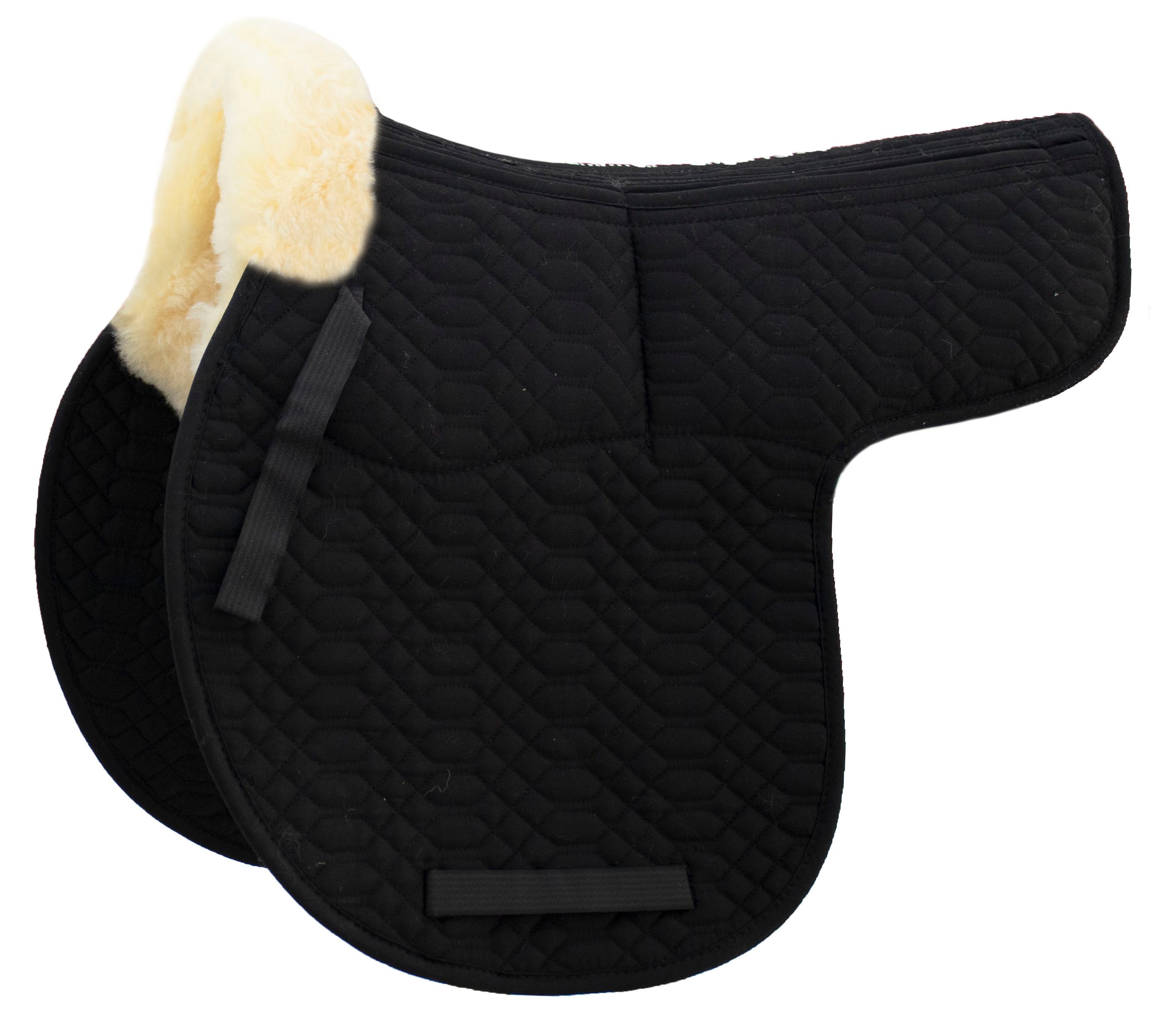 Engel Reitsport Sattelpad Satteldecke SADEK1AP Korrektur Lammfell Steppstoff Fell in Sattellage, (1-St)