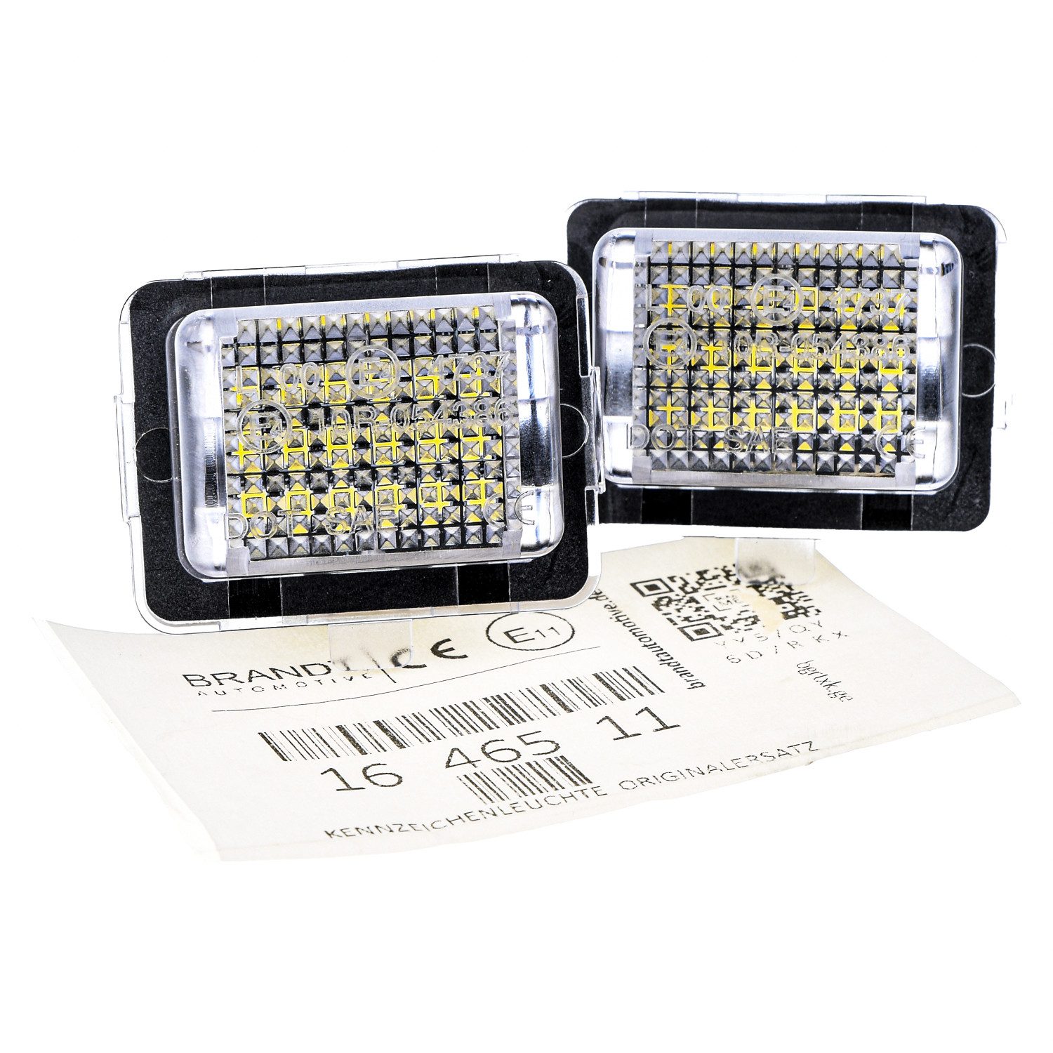 BRANDT AUTOMOTIVE KFZ-Ersatzleuchte LED Kennzeichenleuchten Auto Kennzeichenbeleuchtung, für Mercedes-Benz CLA Coupe C117 (13-19); CLS Coupe C218 (11-17); ...