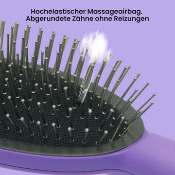MAGICSHE Haarbürste Elektrischer Massagekamm,Haarentwirrbürste, Luftkissenkamm, Stress abbauen