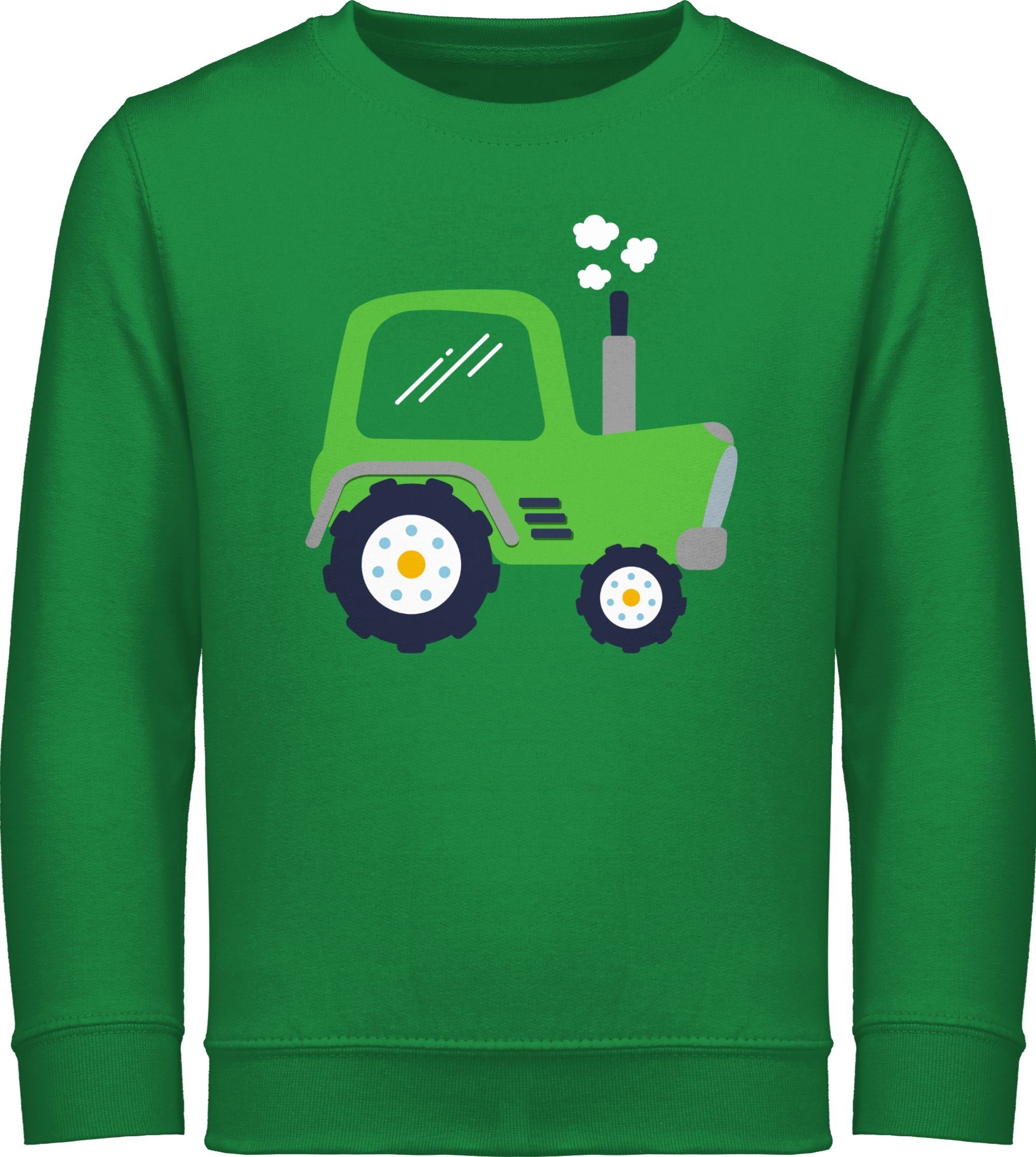 Shirtracer Sweatshirt Kinder Traktor Grün - Kinder Fahrzeuge - Kinder  Premium Pullover kinderpullover für mädchen 140 - pullover traktor kinder -  pulli