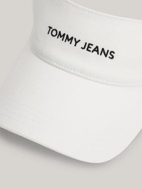 Tommy Jeans Visor TJW LINEAR LOGO VISOR kontrastfarbenes Markenstickerei
