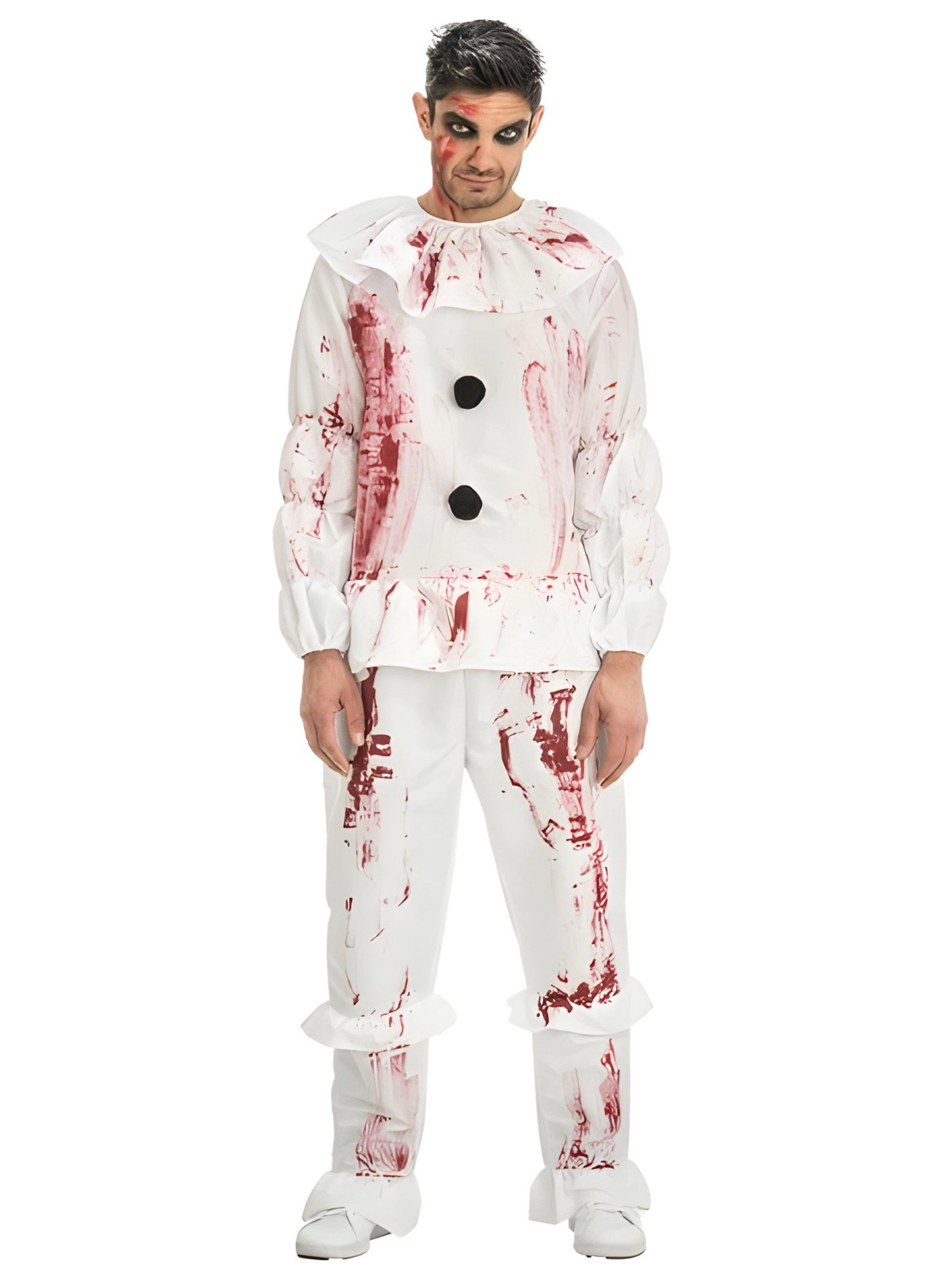 CHAKS Clown-Kostüm Killerclown Overall, So sieht ein Clownskostüm nach dem Auftritt nunmal aus!