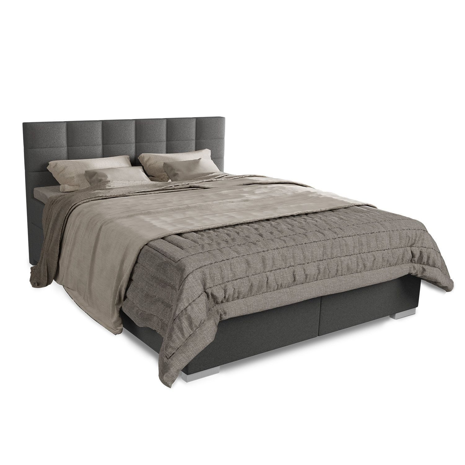 Juskys Boxspringbett Seattle, 180x200 cm, mit günstig online kaufen