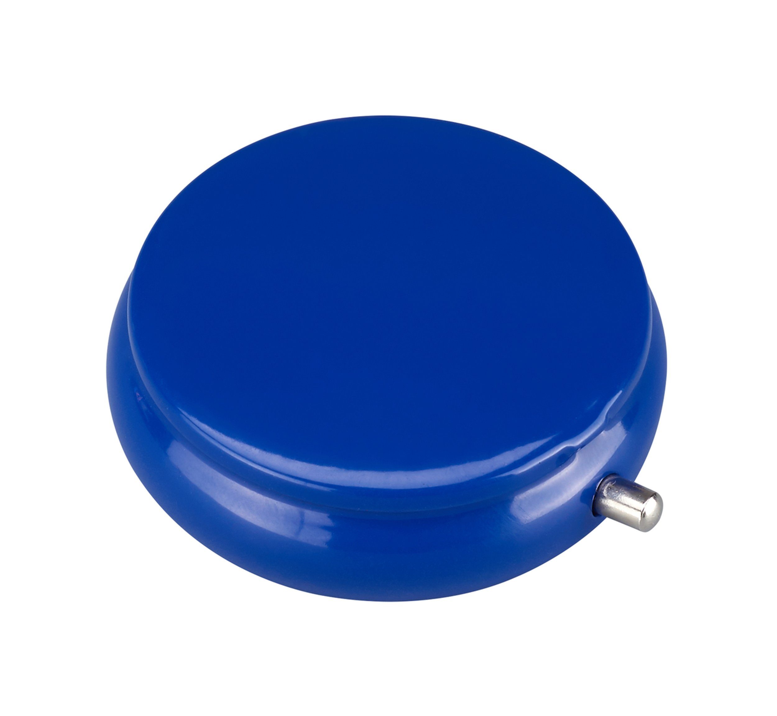 Outdoor Mini Ø5,5cm mit rund 76 Deckel CHAMP Reiseaschenbecher Taschenaschenbecher Aschenbecher (Blau), mit Metall aus Taschen Reise ASCHENBECHER Ablagefläche