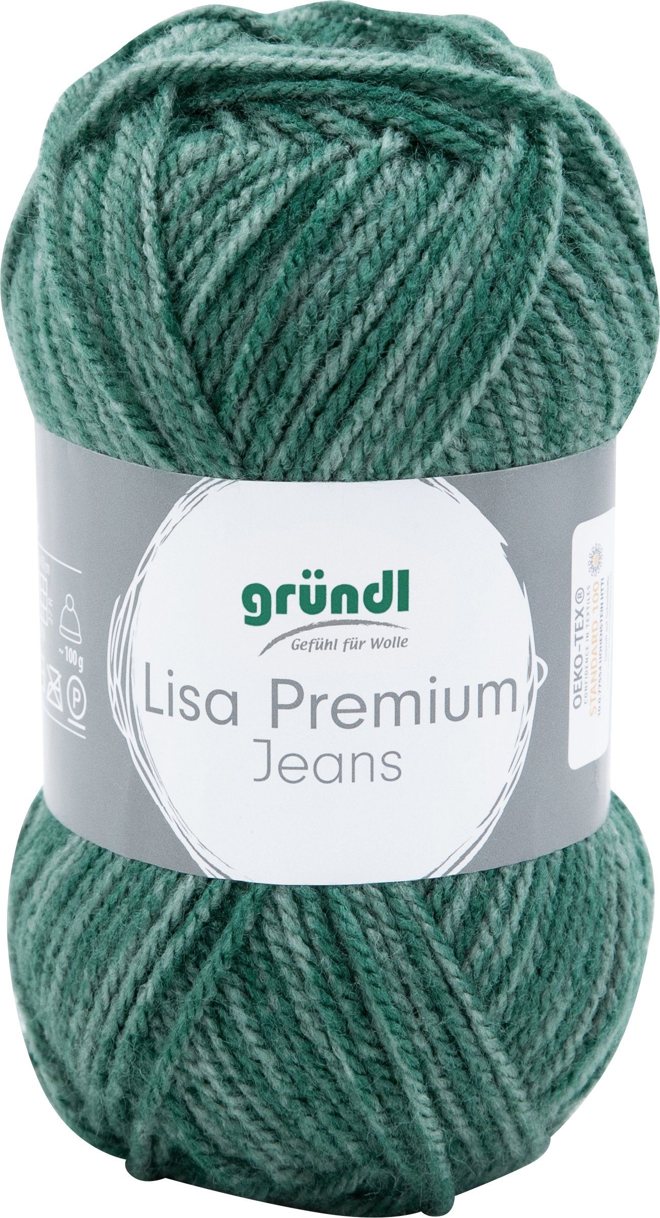 Gründl Wolle Lisa Premium Jeans Häkelwolle, 50 g