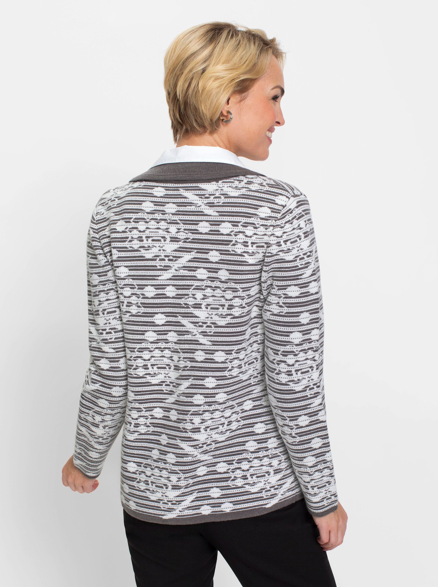 Witt Strickjacke Jacquardstrickjacke . günstig online kaufen