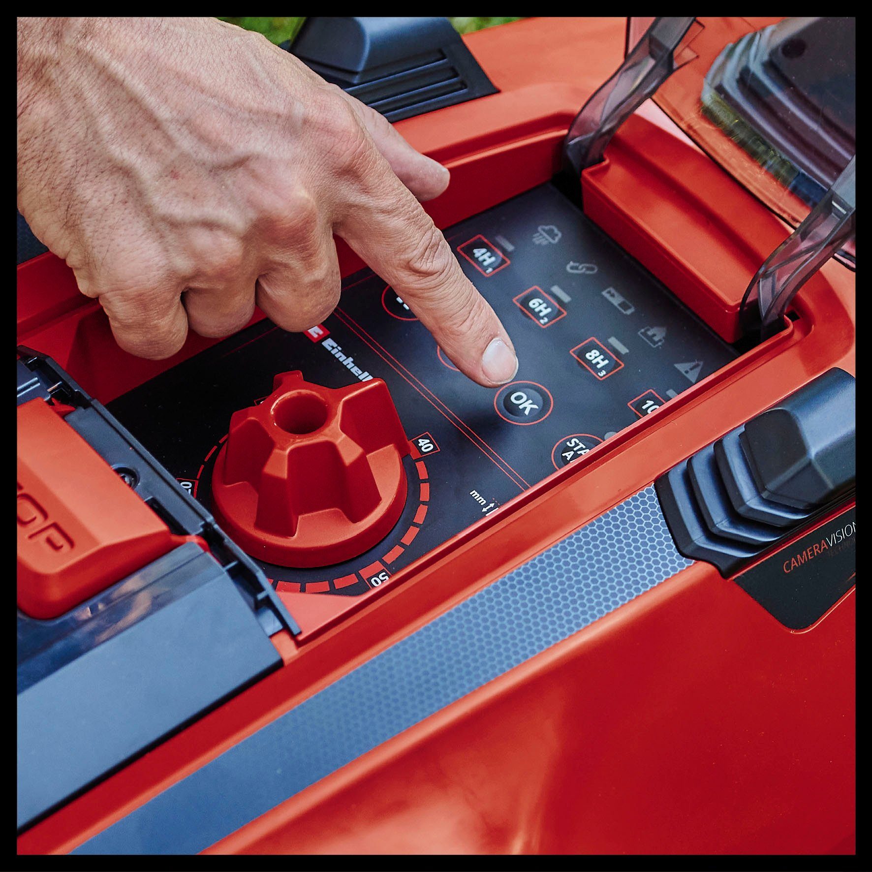 Einhell robotic lawnmower FREELEXO CAM 500, for lawns up to 500 m², including battery and charging station