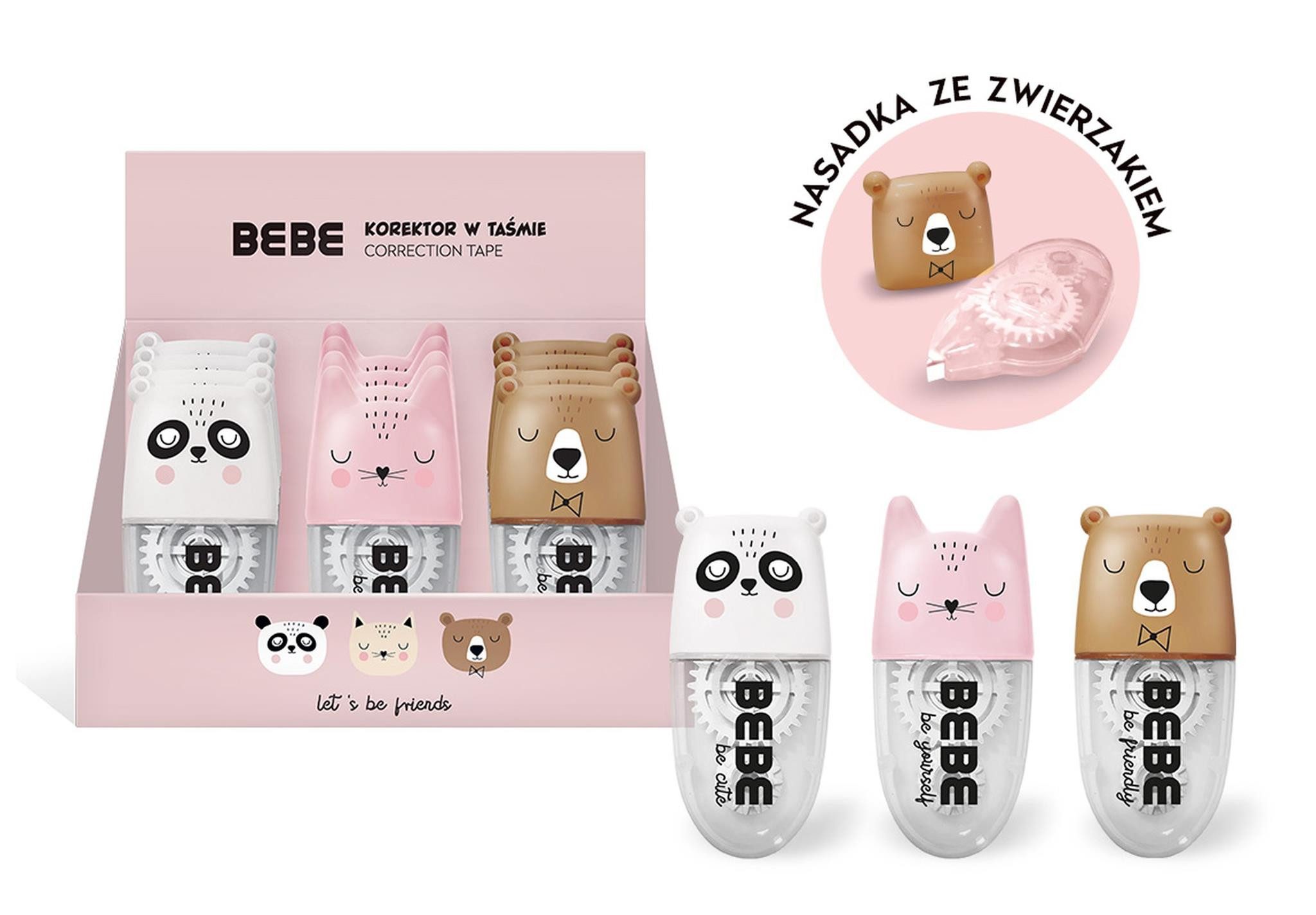 Interdruk Tintenkiller Interdruk Korrekturroller BeBe Friends Girls 1 Stück ohne Motivwahl