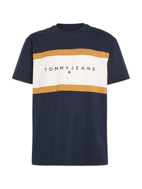 Tommy Jeans T-Shirt TJM REG CUT & SEW TEE mit großem Markenschriftzug
