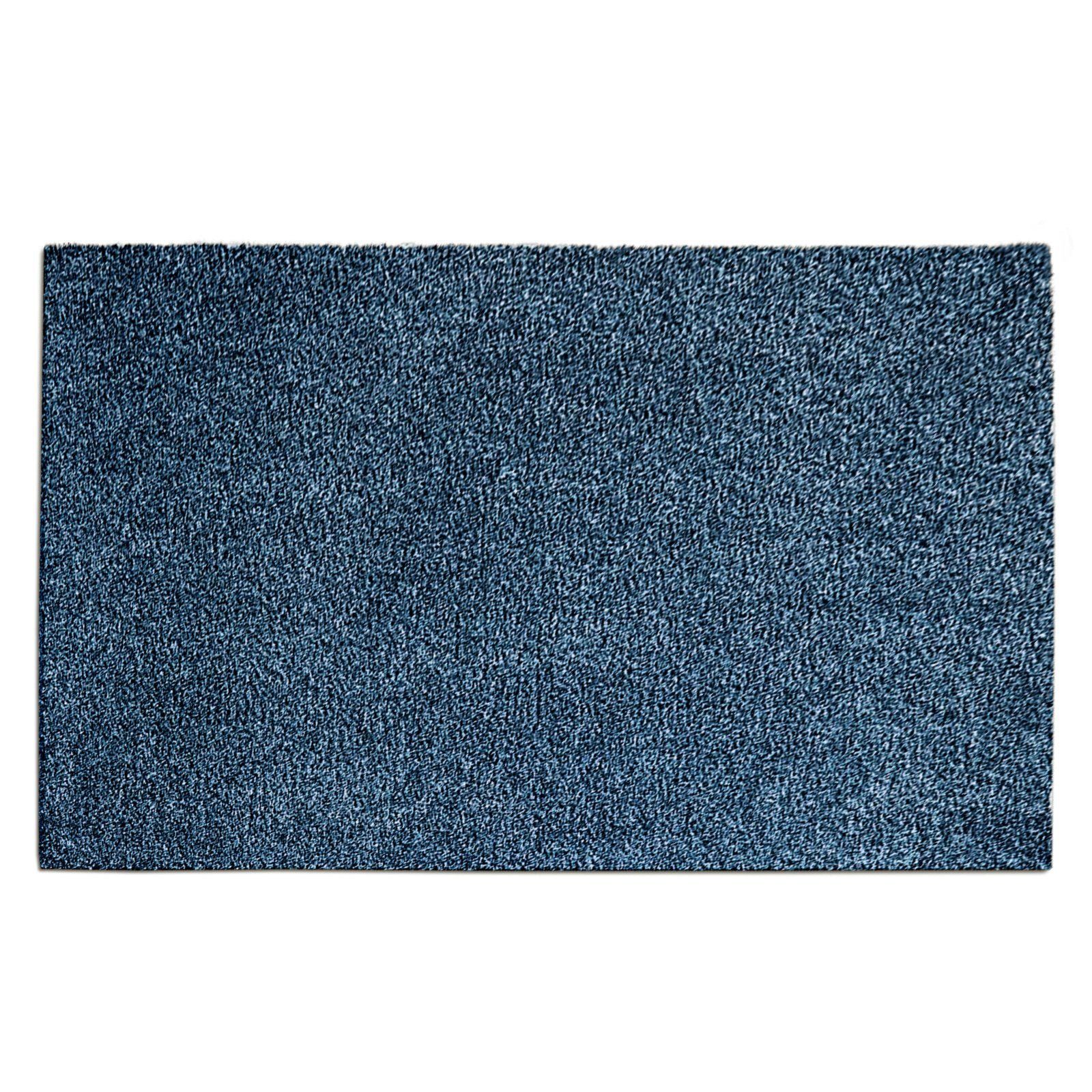 Fußmatte Karat Blau, Sauberlaufmatte erhältlich in vielen Größen, SKY Schmutzfangmatten, Rechteckig, Höhe: 6 mm