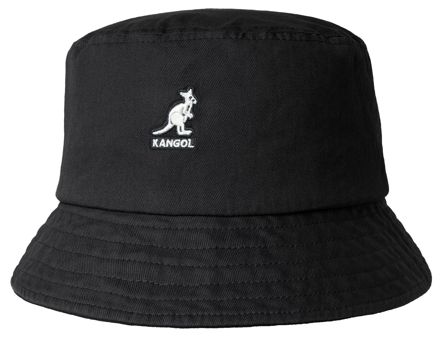 Kangol Fischerhut Rollbar Washed Bucket Fischerhut aus reiner Baumwolle