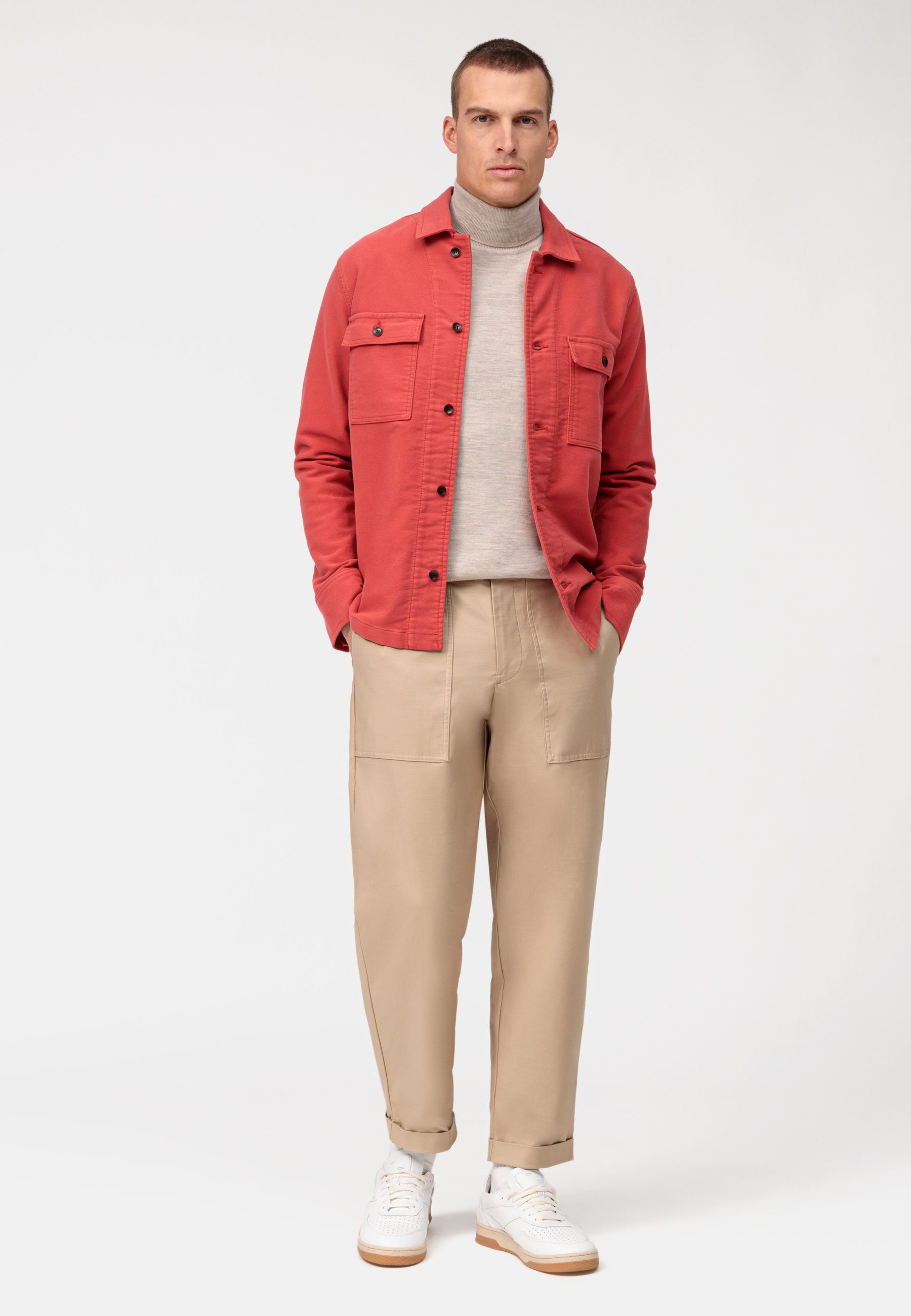 OLYMP Rollkragenpullover OLYMP Casual Strick, Rollkragen