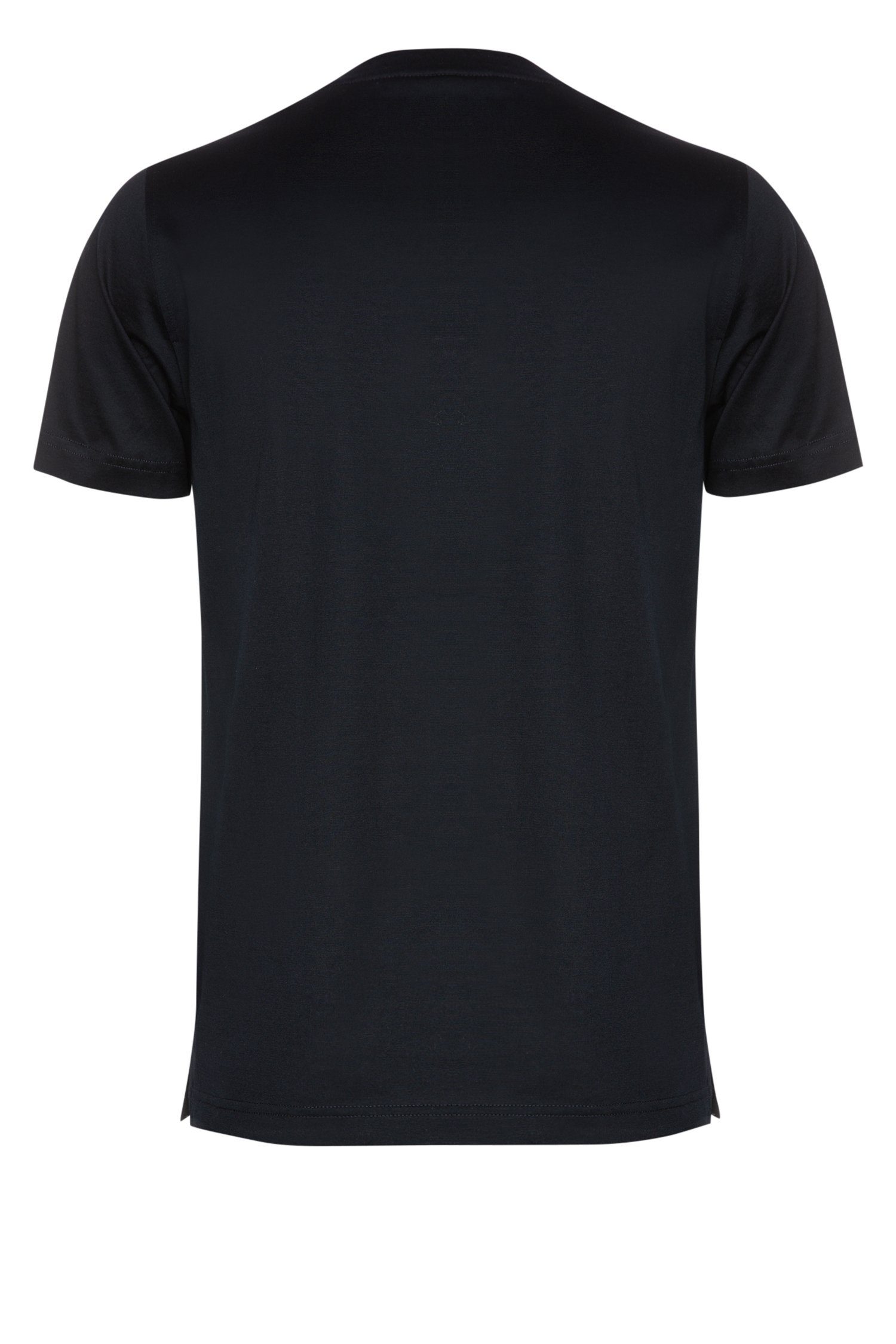 Blau KARL T-Shirt (1-tlg) LAGERFELD (690) V-Neck