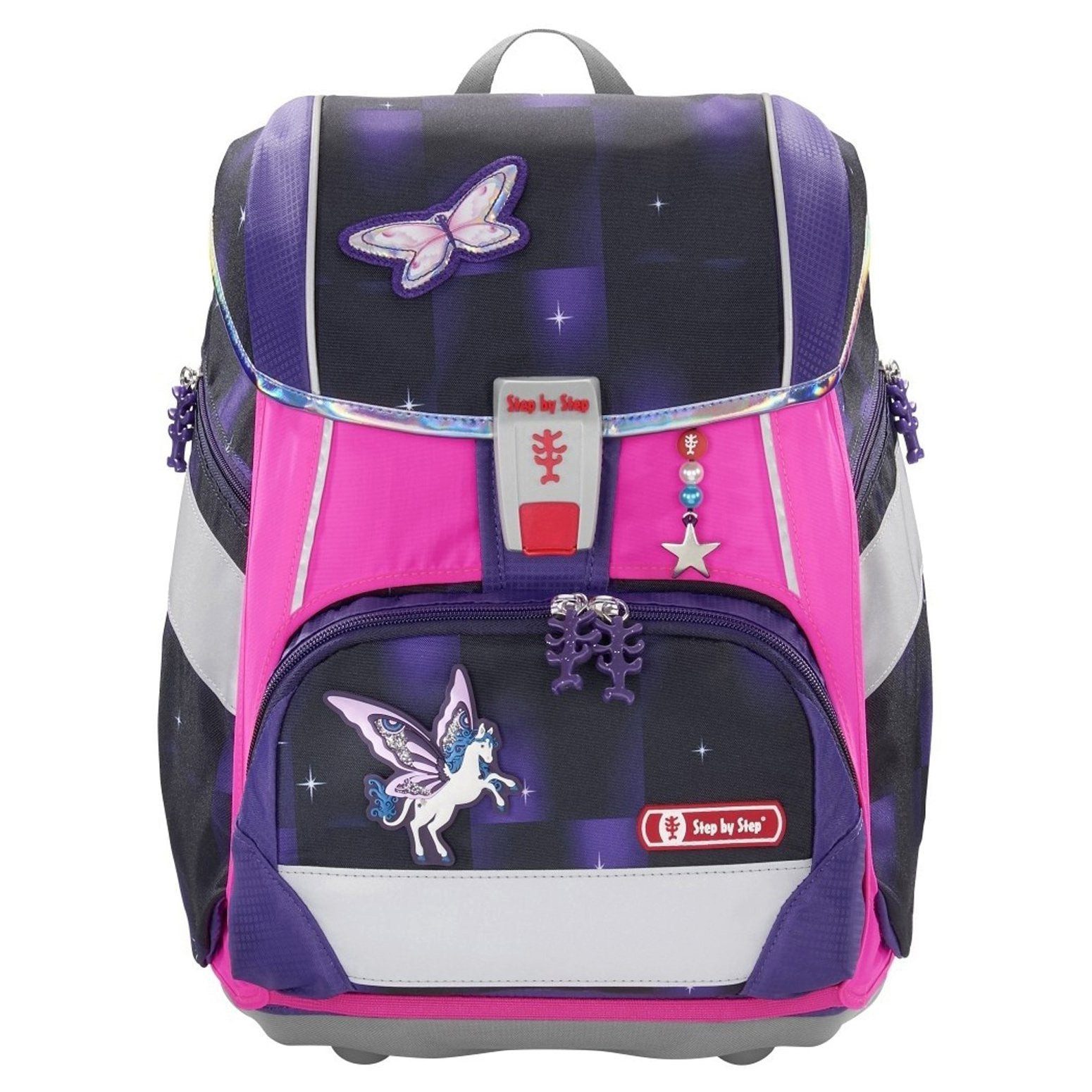 Rucksack-Regenschutz Neon Pull-Over (für 2in1 Plus) - Sicherheitsset (pink)