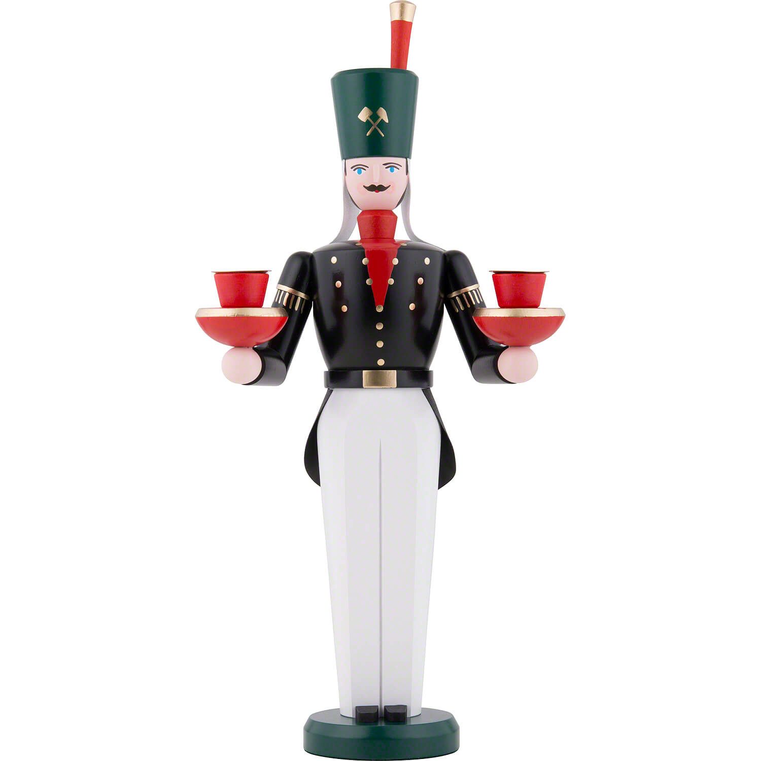 Emil A. Schalling KG Dekofigur Lichterbergmann, farbig (36cm) von Holzkunst Schalling