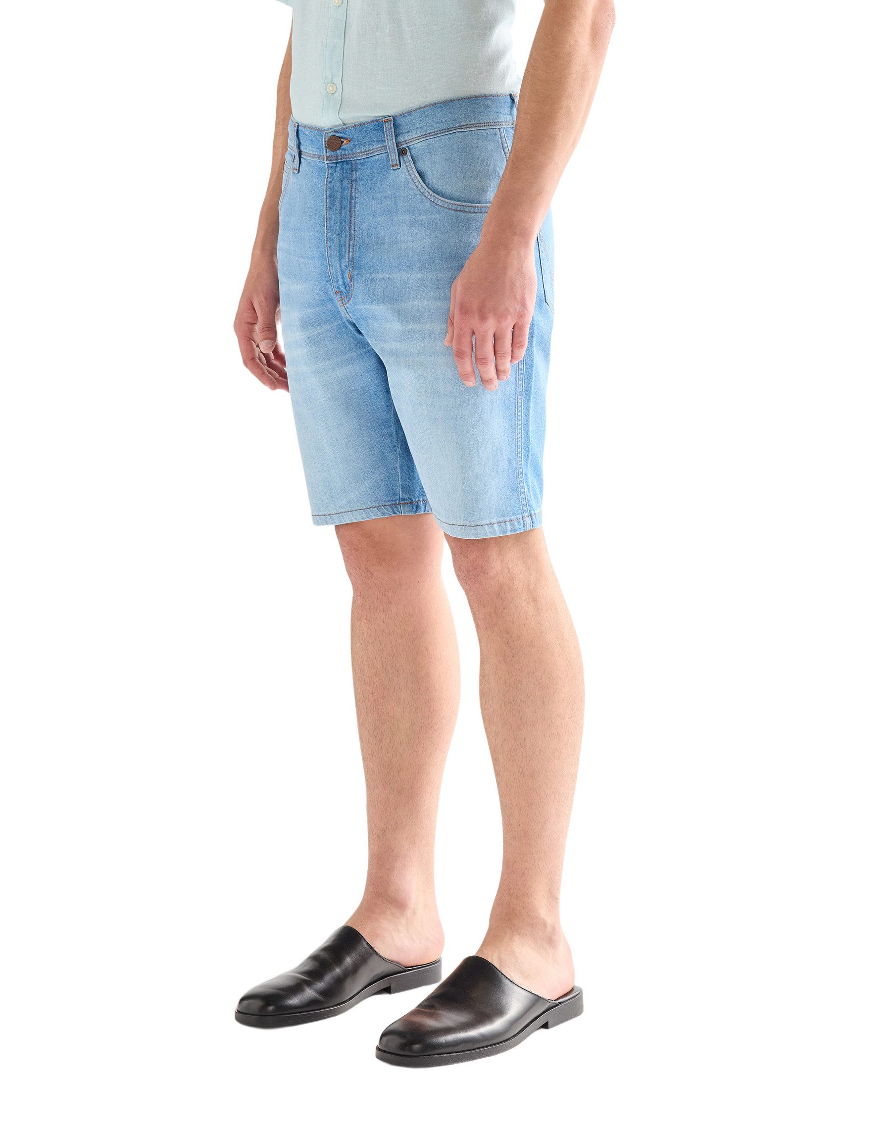 5-Pocket-Jeans WRANGLER TEXAS SHORTS light wash 112378706 - LIGHTWEIGHT