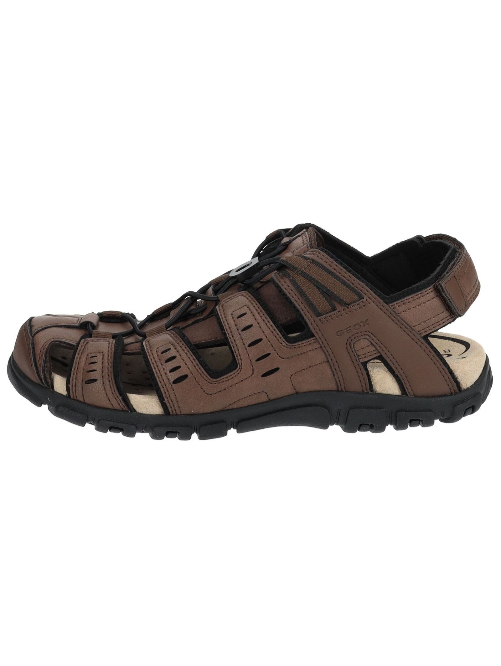 Geox Wanderschuhe Lederimitat Trekkingsandale günstig online kaufen