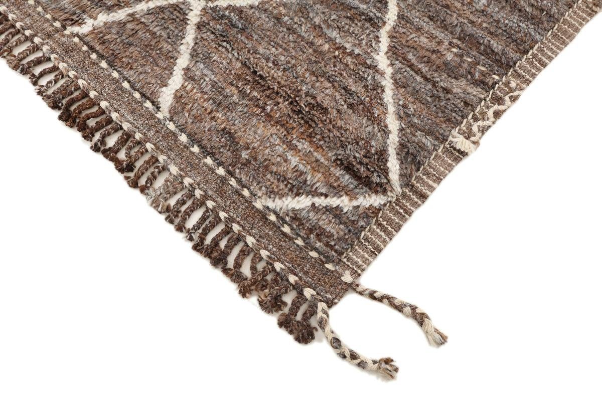 Orientteppich Berber Maroccan Orientteppich, rechteckig, Nain mm Atlas 20 Trading, Handgeknüpfter Höhe: 180x255 Moderner