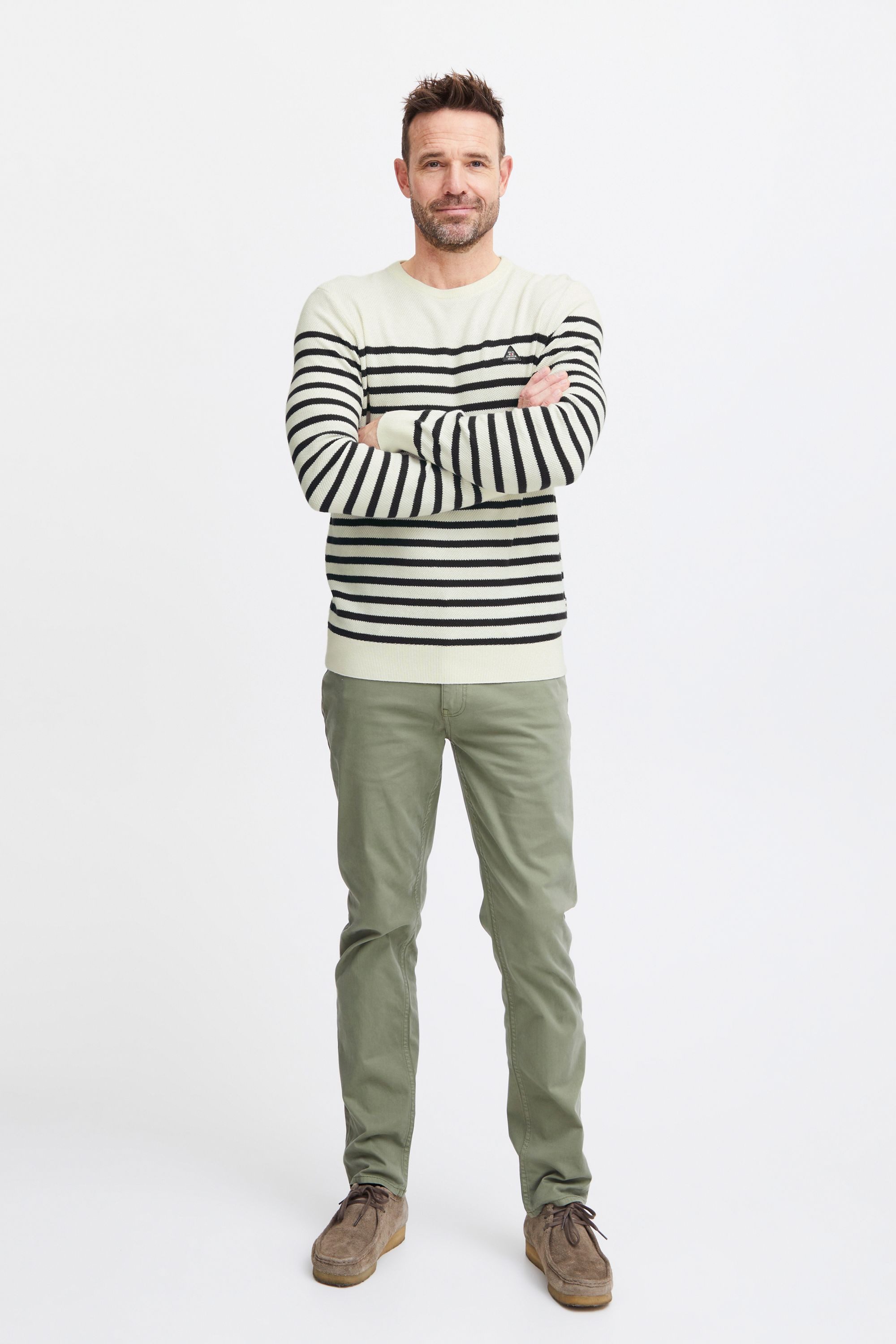 FQ1924 Strickpullover FQKyle stripe crew neck günstig online kaufen