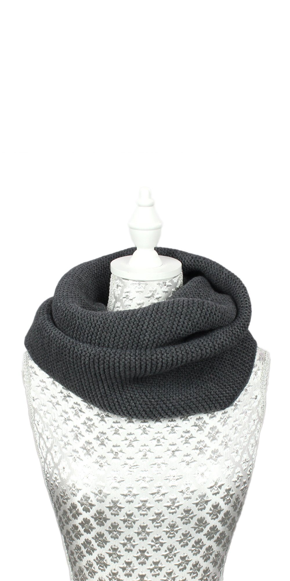 Strickschal Strick-Loop in Feinstrick