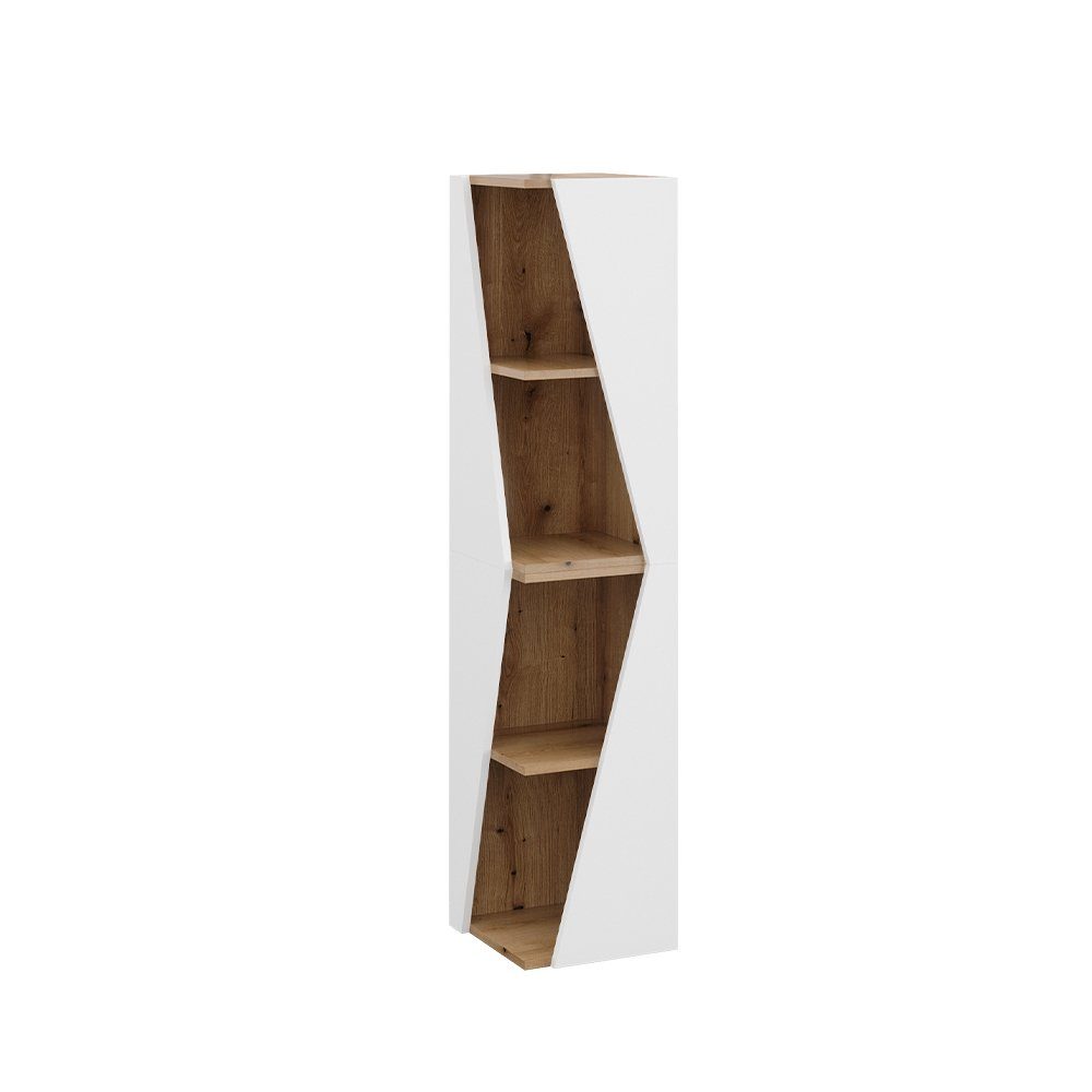 Vicco Hochschrank Benno, Weiß/Eiche, 31.6 x günstig online kaufen