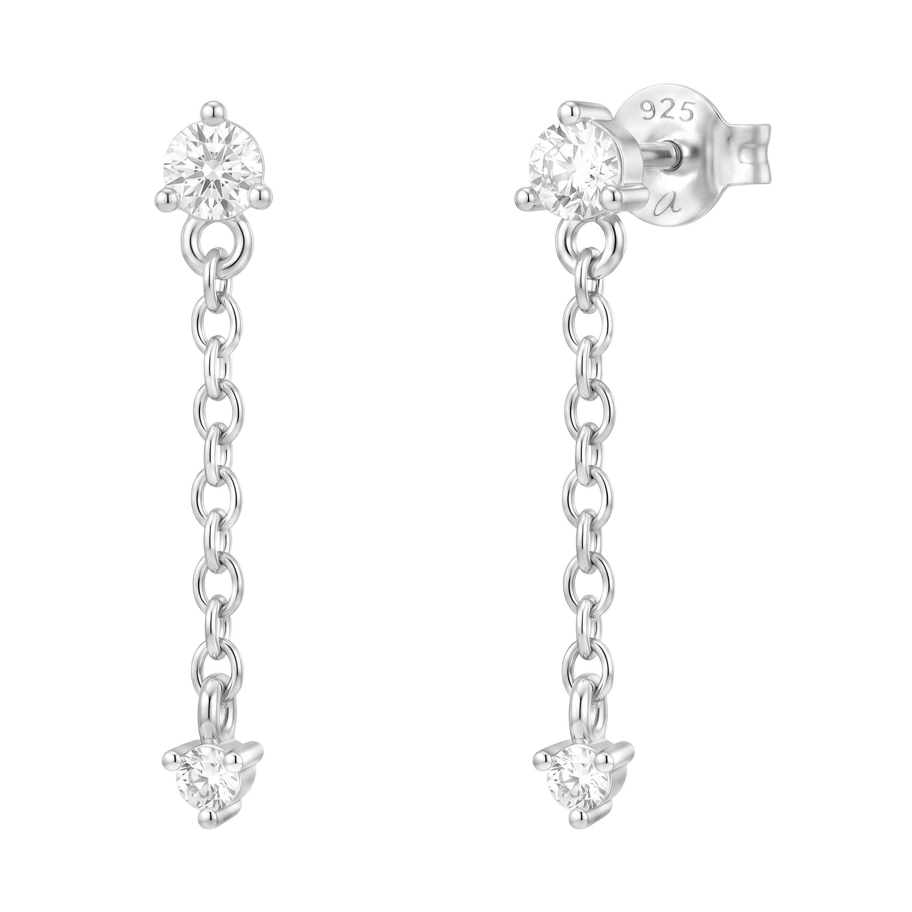 Noelani Paar Ohrhänger (No information, No information), 925 Silber Damen Schmuck - 2101770
