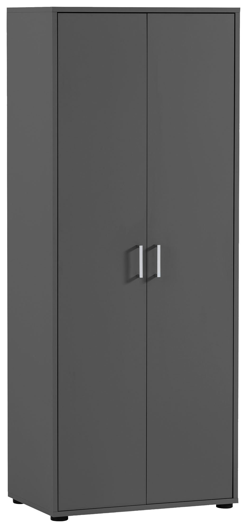 Stauraumschrank, 65x163 Baku | anthrazit Soft-Close-Funktion anthrazit Aktenschrank cm, Schildmeyer Türen mit