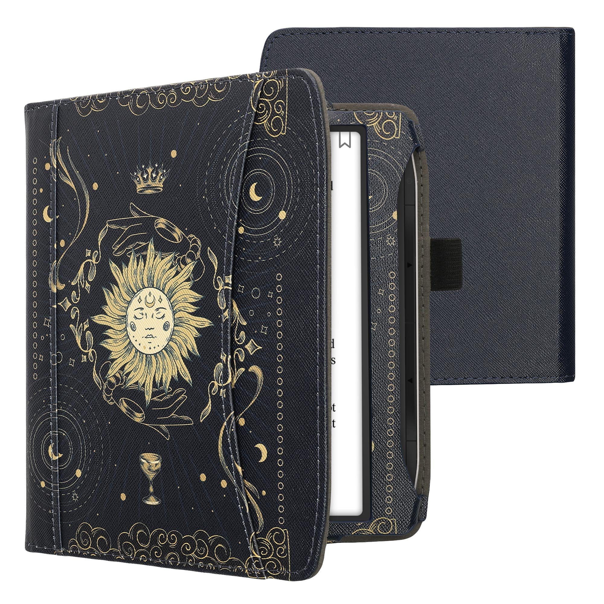 kwmobile E-Reader-Hülle Schutzhülle für Pocketbook Era / Era Color, Vorderfach Handschlaufe - Tarot Karten Design