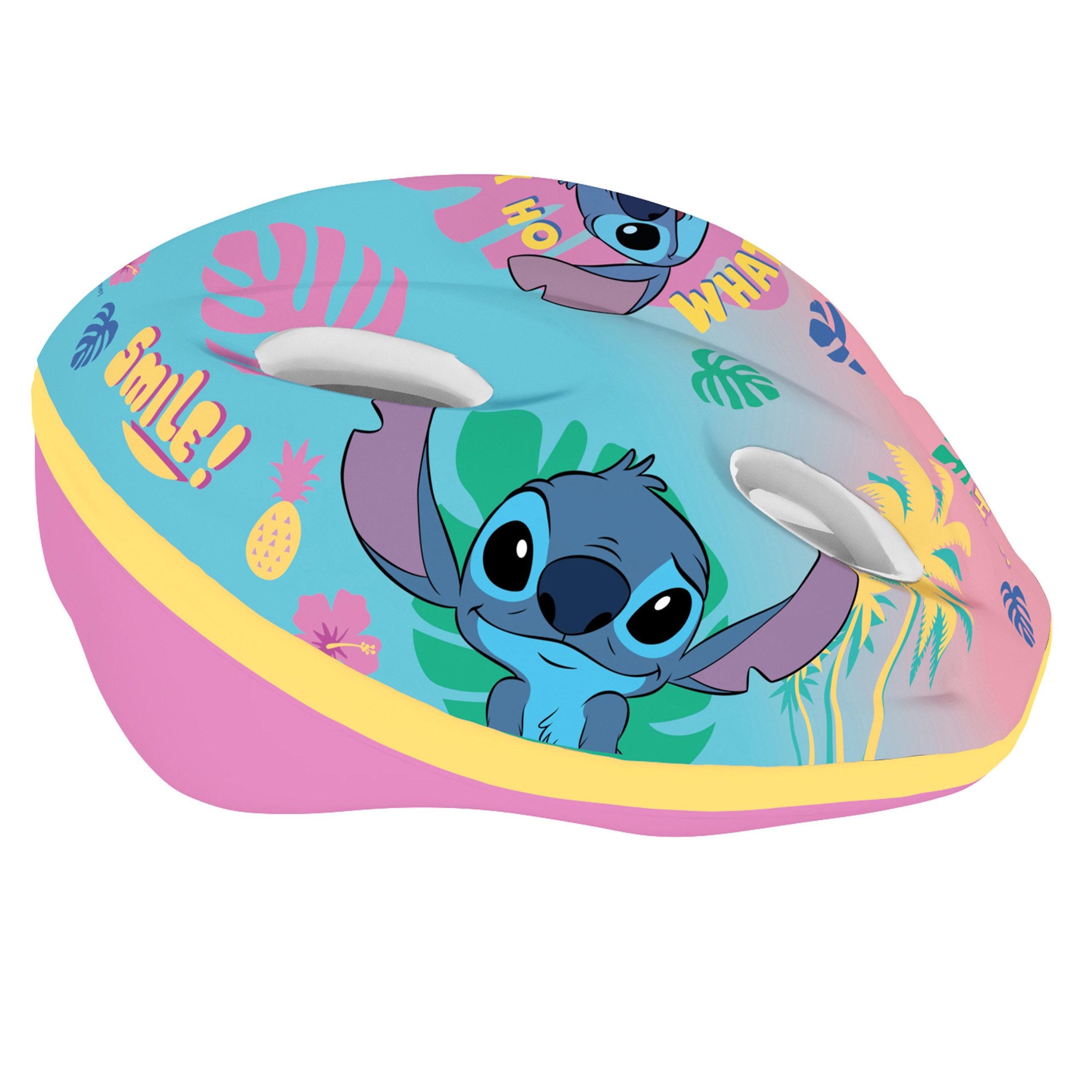 Disney Kinderfahrradhelm DISNEY Stitch Bunter Kinderfahrradhelm,Mädchen,verstellbar 52-56 cm