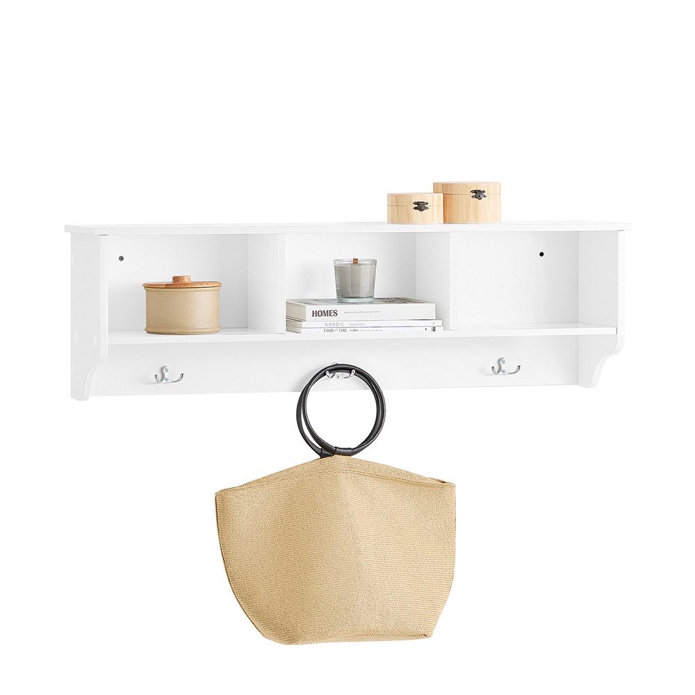 SoBuy Wandgarderobe FHK35, Flurgarderobe Kleiderhaken Hängeregal günstig online kaufen