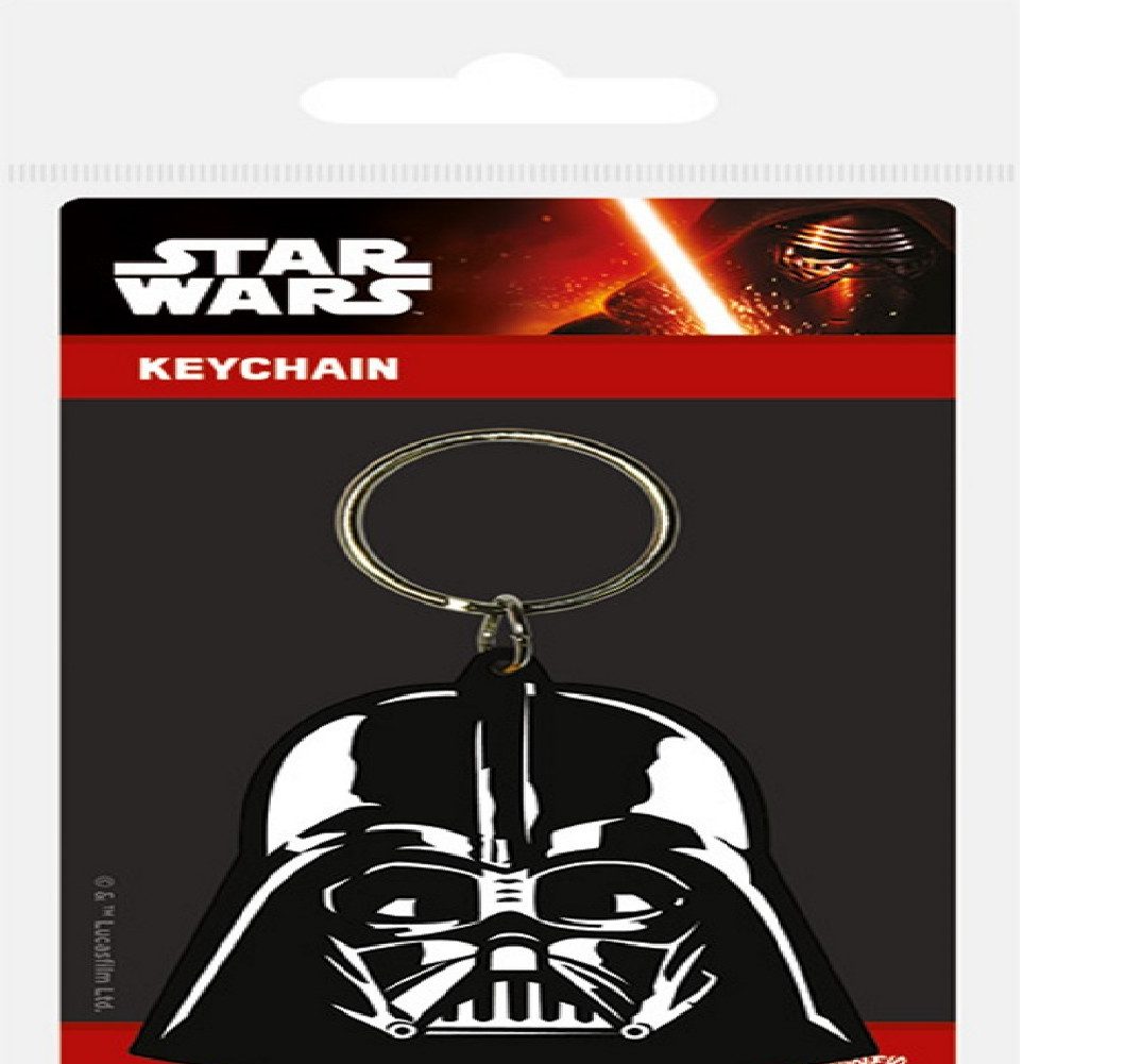 heo Брелки Star Wars Gummi-Schlüsselanhänger Darth Vader 6 cm (1-tlg)