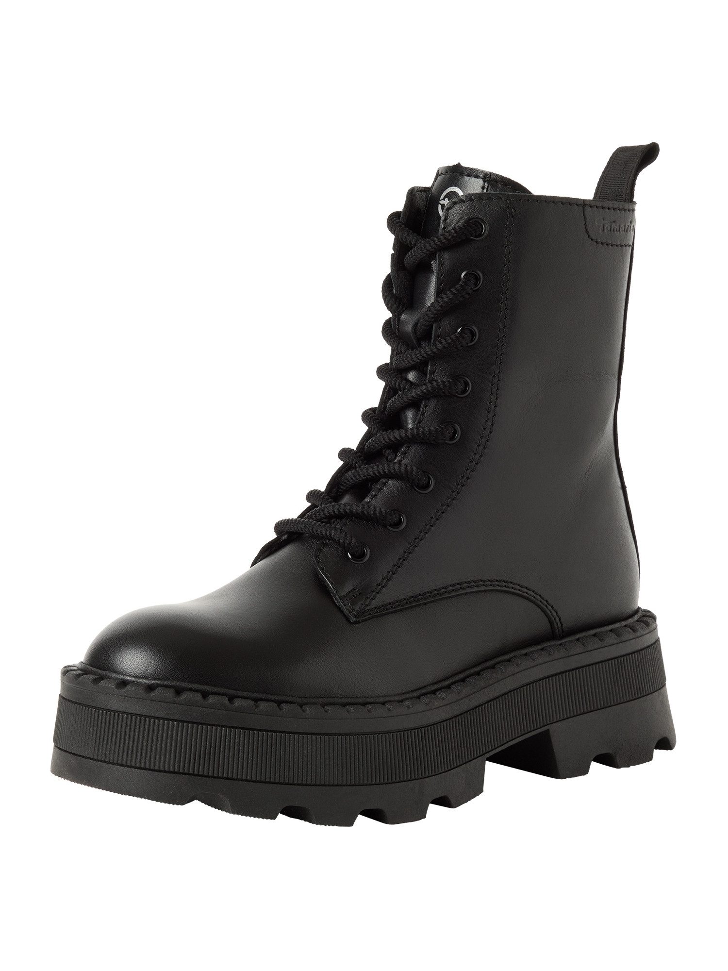 Tamaris COMF.Lin+TOUCH mit Blockabsatz Blockabsatz Schnürstiefelette