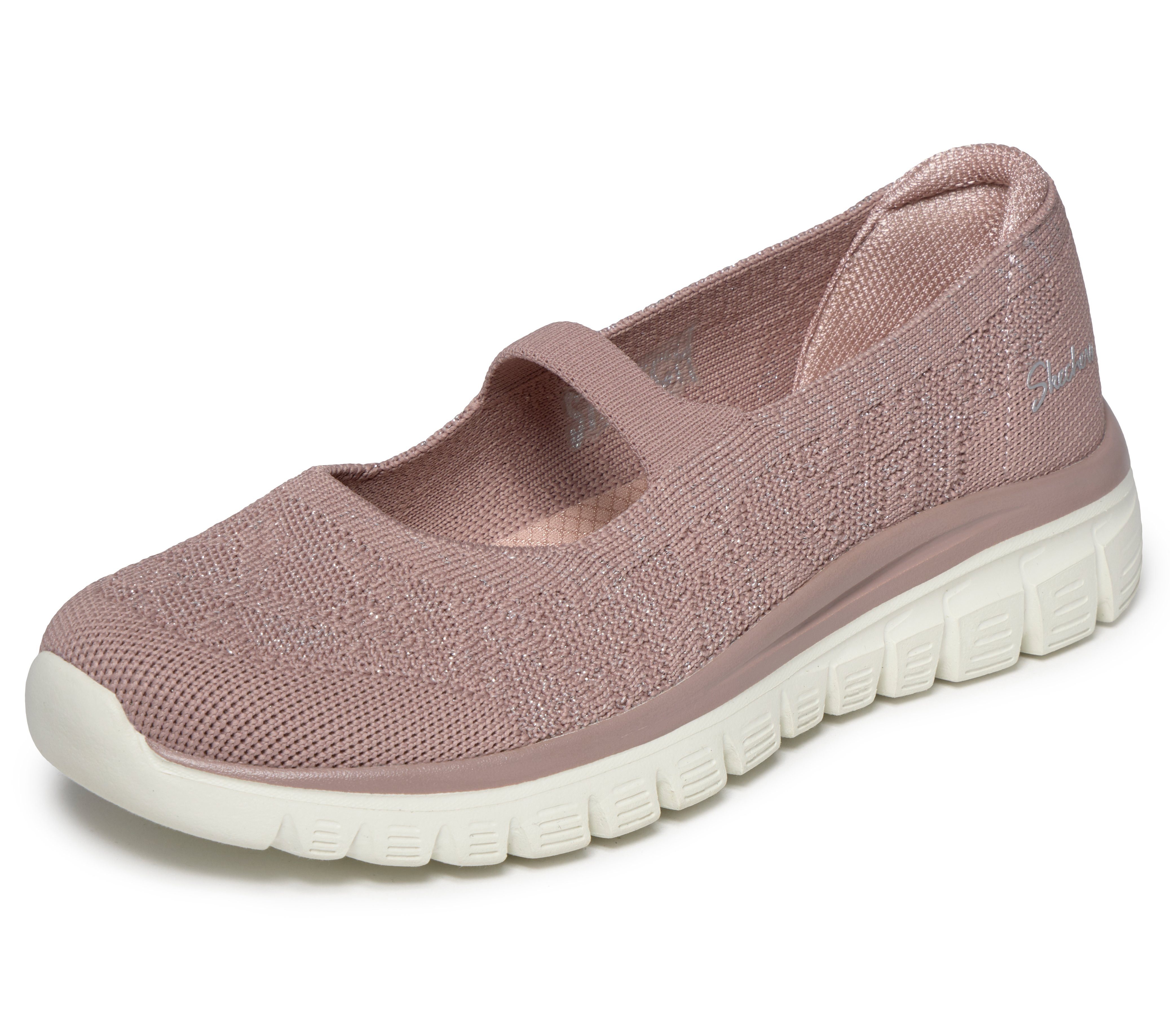 Skechers GRACEFUL Ballerina Freizeitschuh, Schlupfschuh, Slipper mit Stretch-Fit
