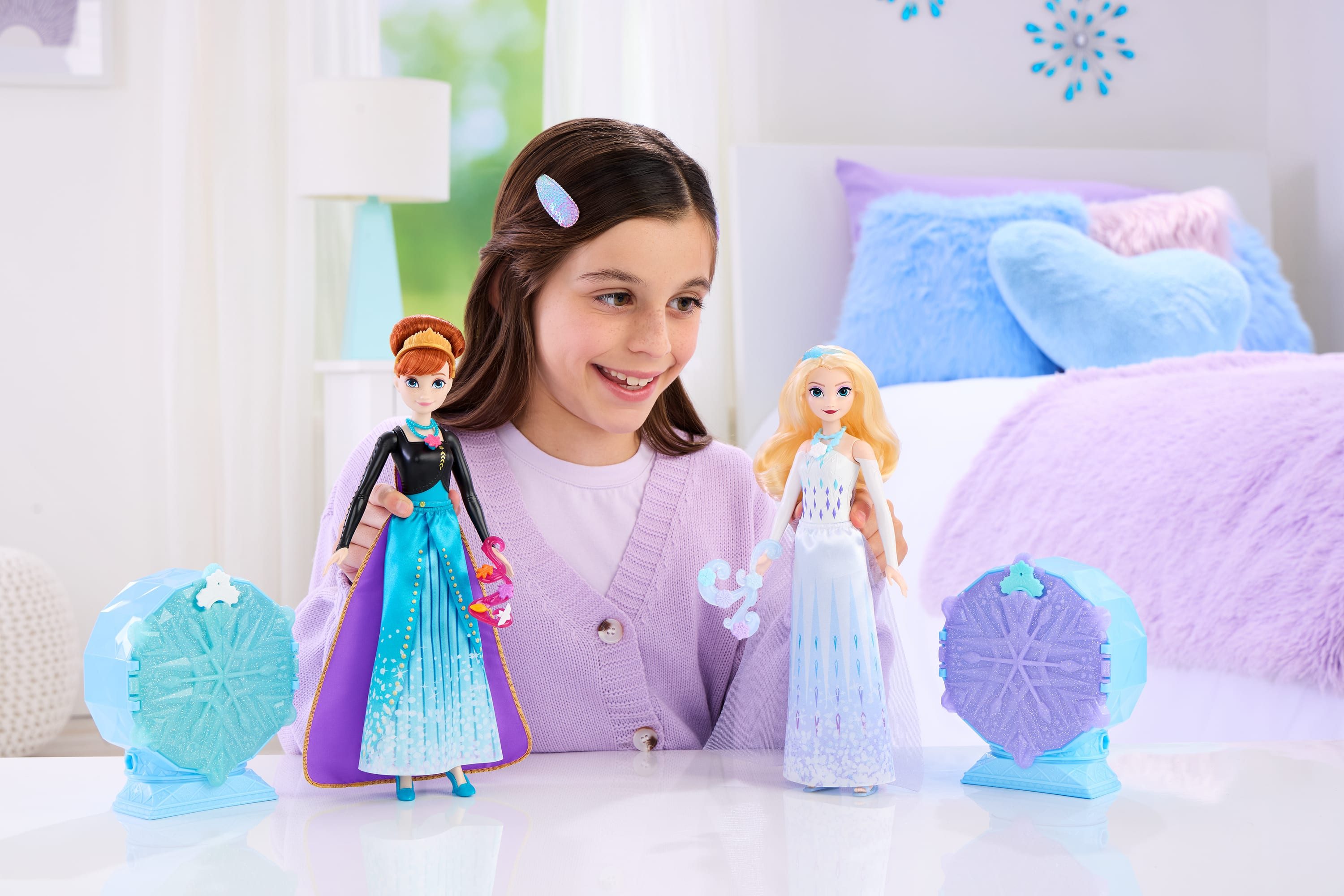 Mattel® Anziehpuppe Disney Die Eiskönigin, Juwel Reveal Elsa – Bild 2 von 5