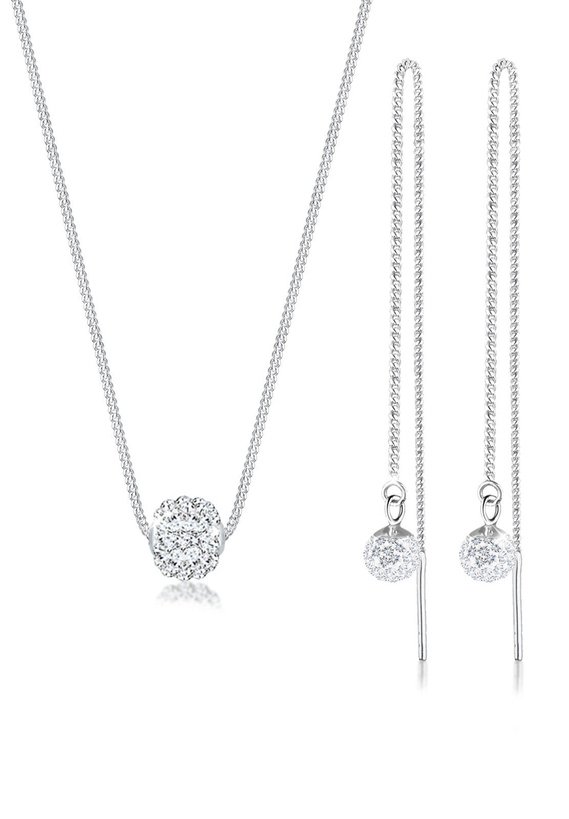 Schmuckset Set mit mit Kristallen von Swarovski® 925 Sterling Silber