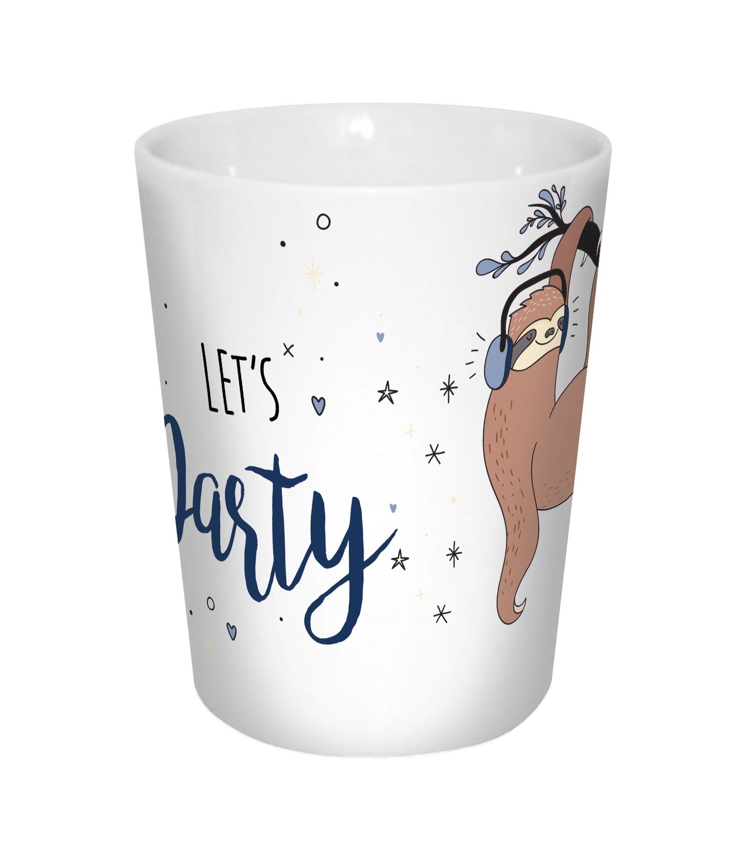 Becher Faultier Bonaparte Party