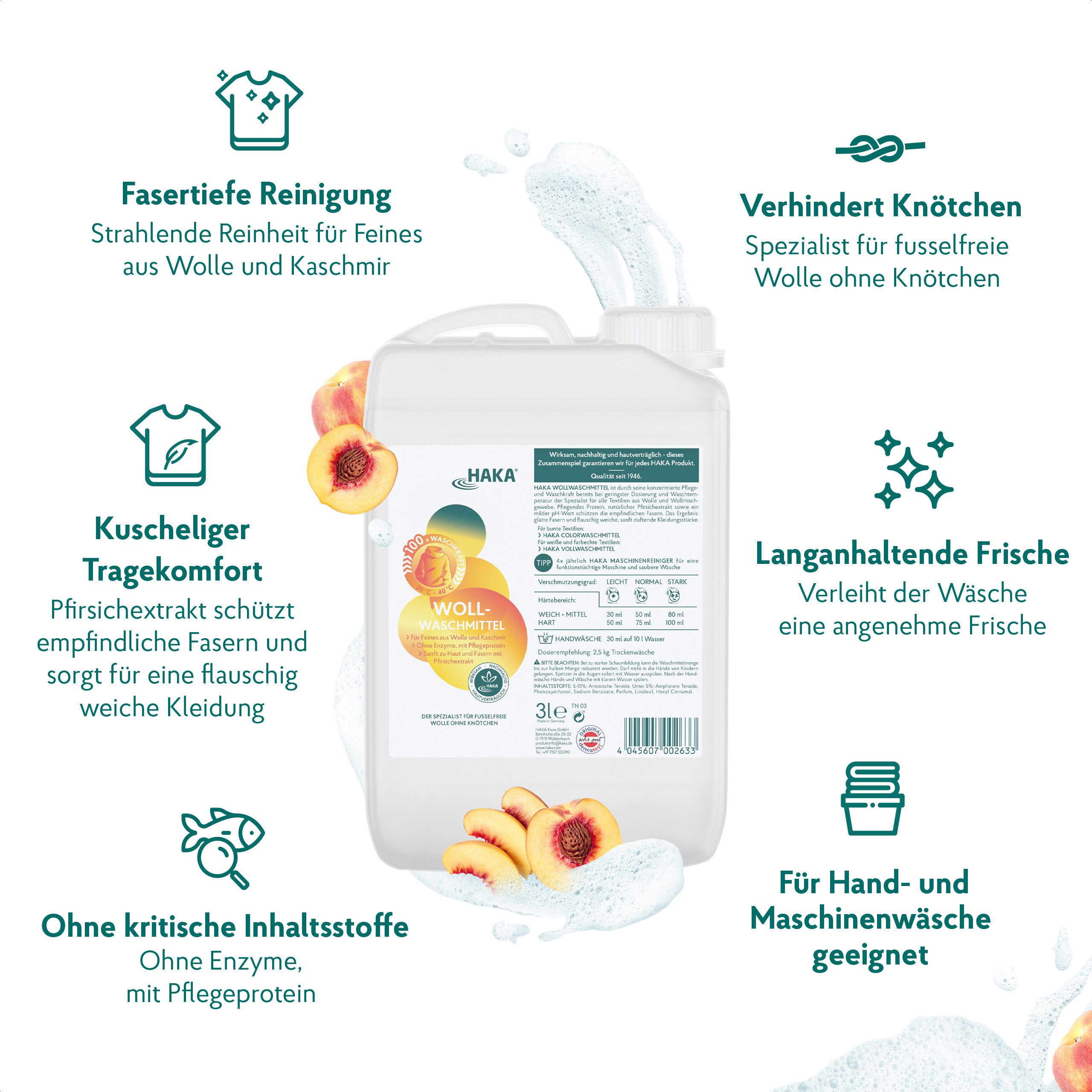 HAKA Wollwaschmittel Nachfüller 3l Wollwaschmittel