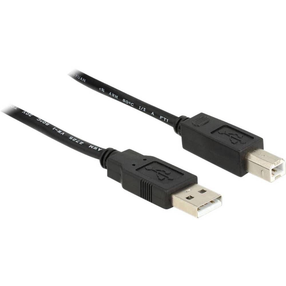 Delock USB 2.0 Kabel – Doppelt Offene Enden, 10 Cm – Perfekt Für Raspberry Pi, Schwarz