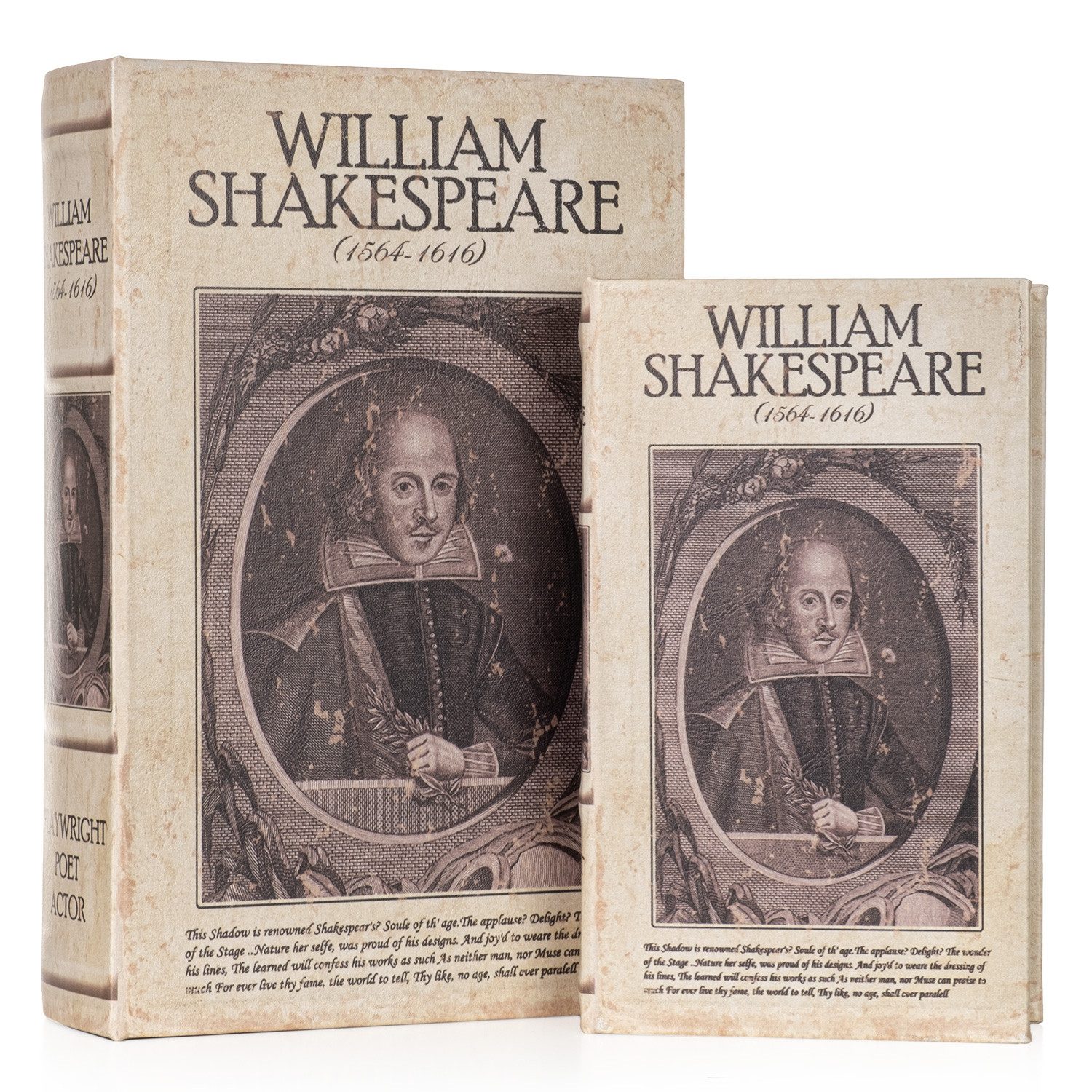 Moritz Etui Buchhüllen Set Shakespeare 2-teilig mit Geheimfach