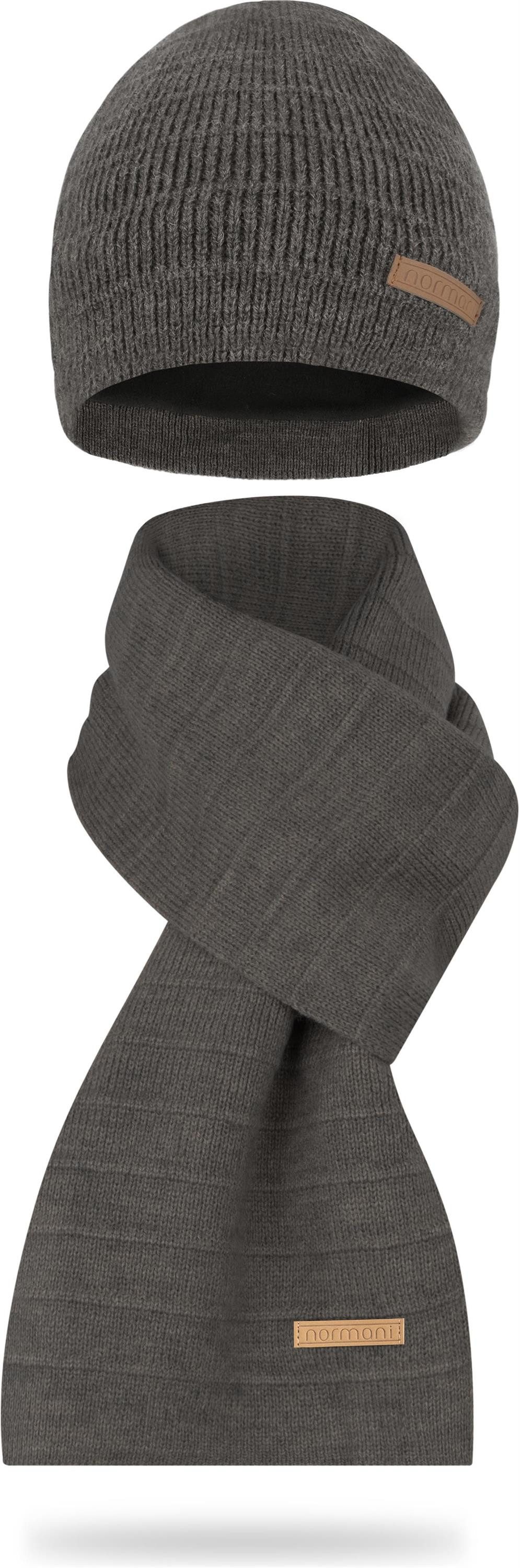 normani Strickmütze Winterset mit Mütze und günstig online kaufen