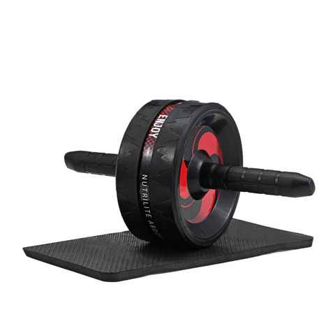 MECO Core Wheel AB Roller Kit mit Widerstandsbänder Home Gym Kit, Komplett Workout, Gym-Set, Heimtraining