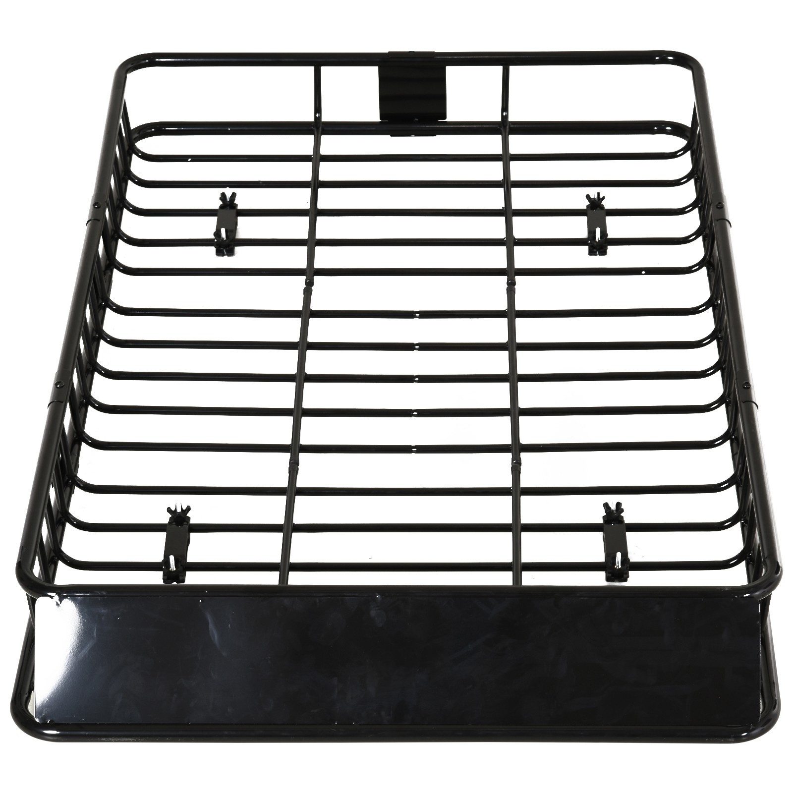 MC Star Dachträger Dachkorb Auto Einstellbare Länge, Universal Dachträger, (Gepäckkorb Metall, Schwarz, 162x99x16cm)