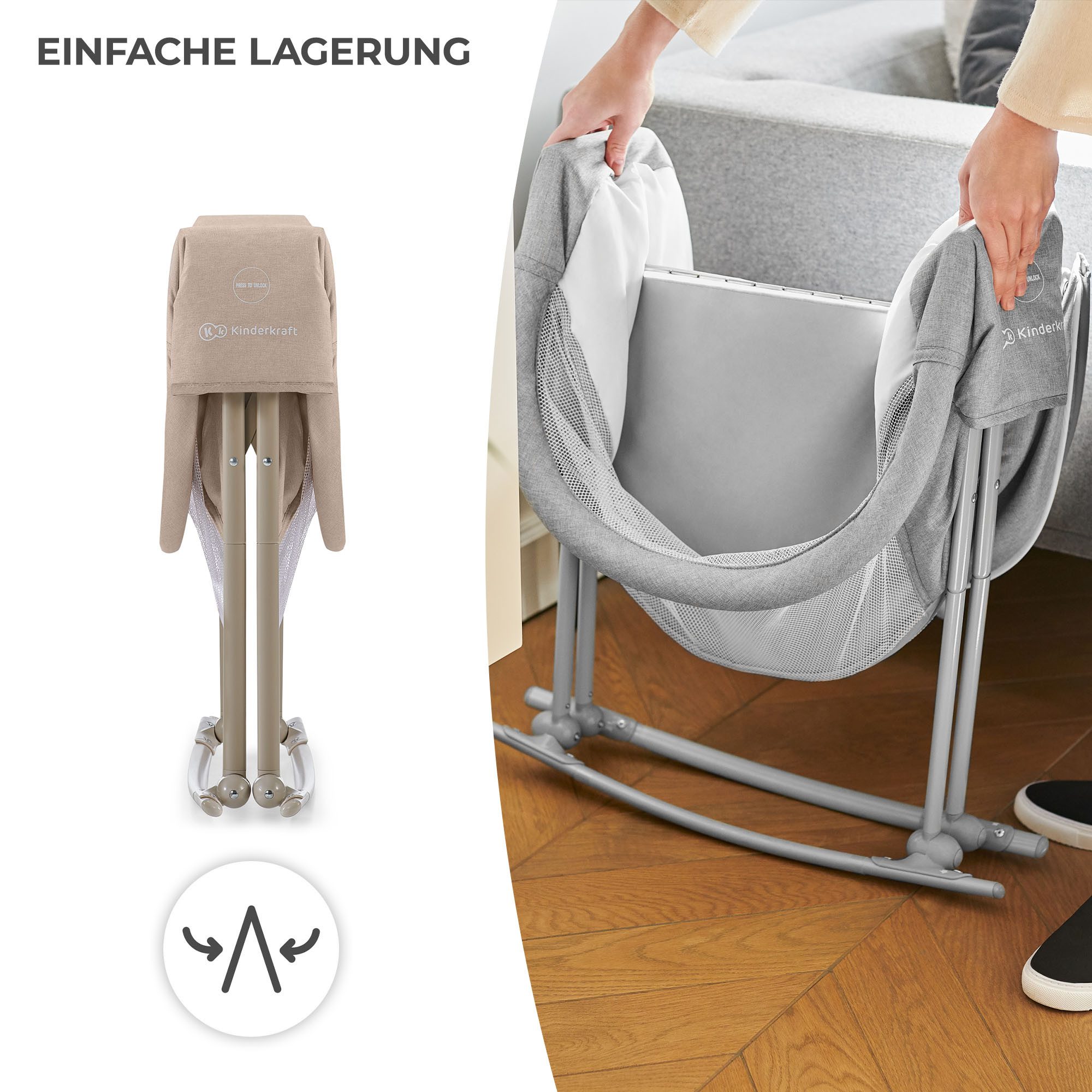 Kinderkraft Baby-Reisebett LOVI