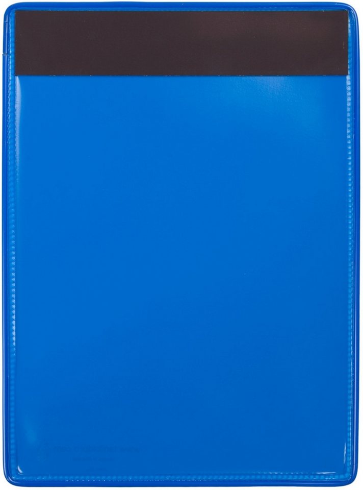Thumbnail - Tarifold Fächermappe Kennzeichnungshülle A4 blau magnetisch PVC mit Haltedraht VE=10 Stück