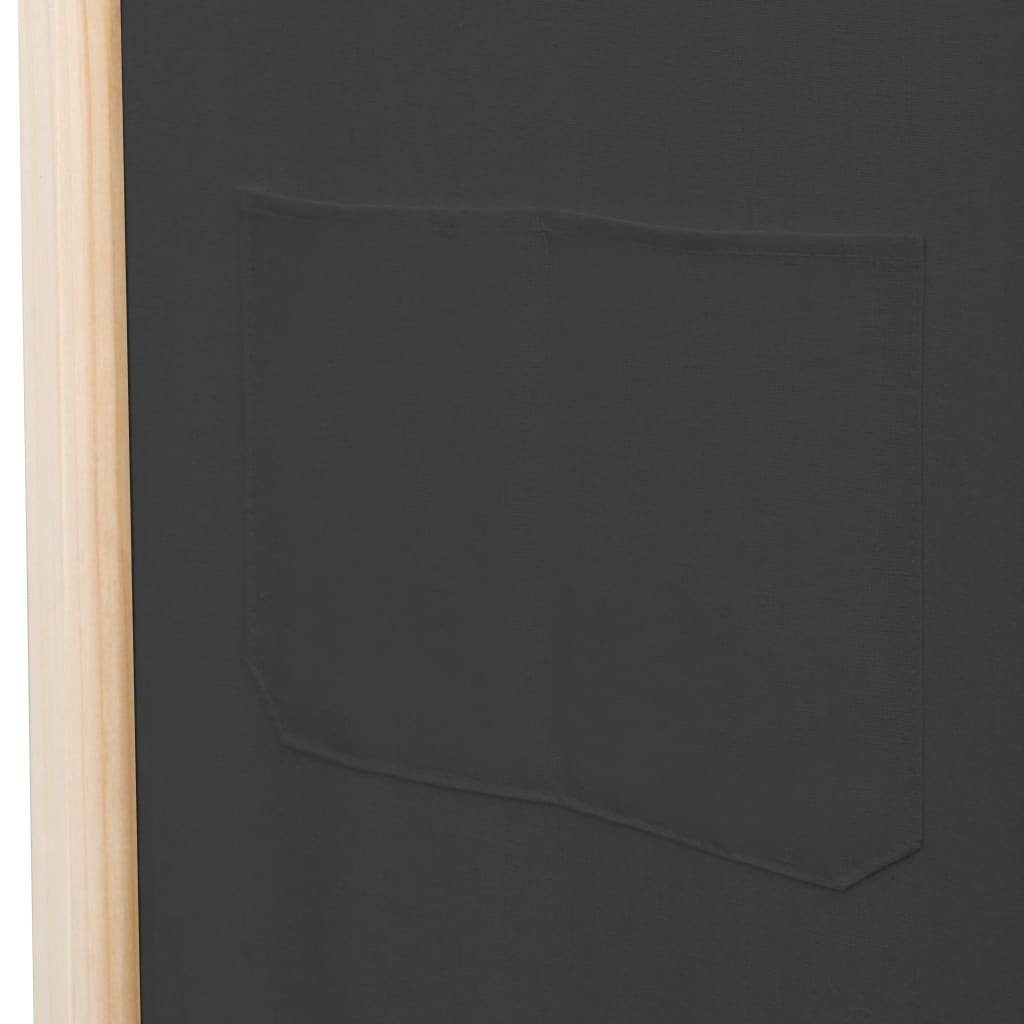 furnicato Raumteiler 170 cm x x Stoff Grau 5-teiliger 4 200
